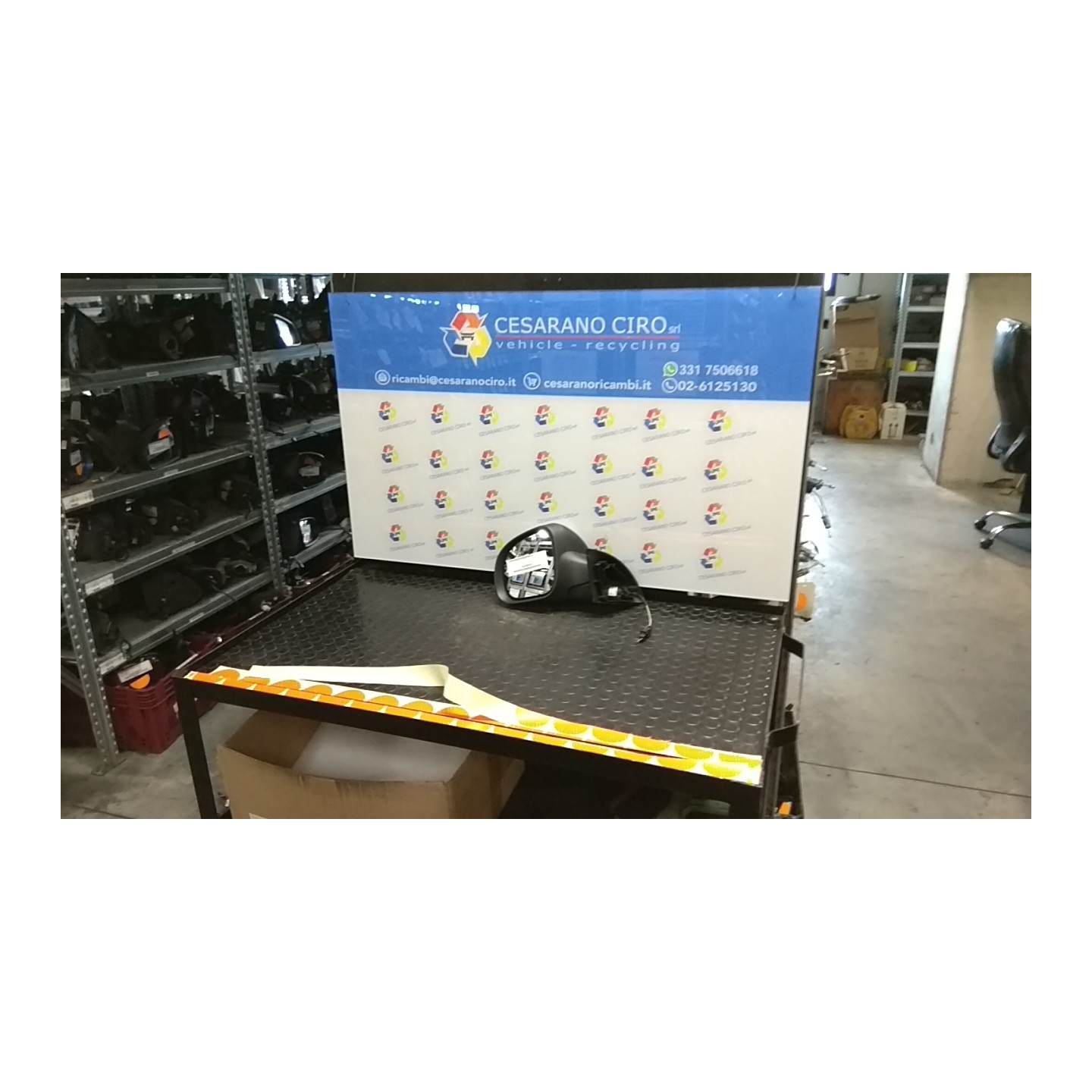 RETROVISORE EST. REGOLAZ. ELETTR. TERMICO SX. 032 CITROEN C3 PLURIEL (05/03-11/10) 8HZ 8149RV