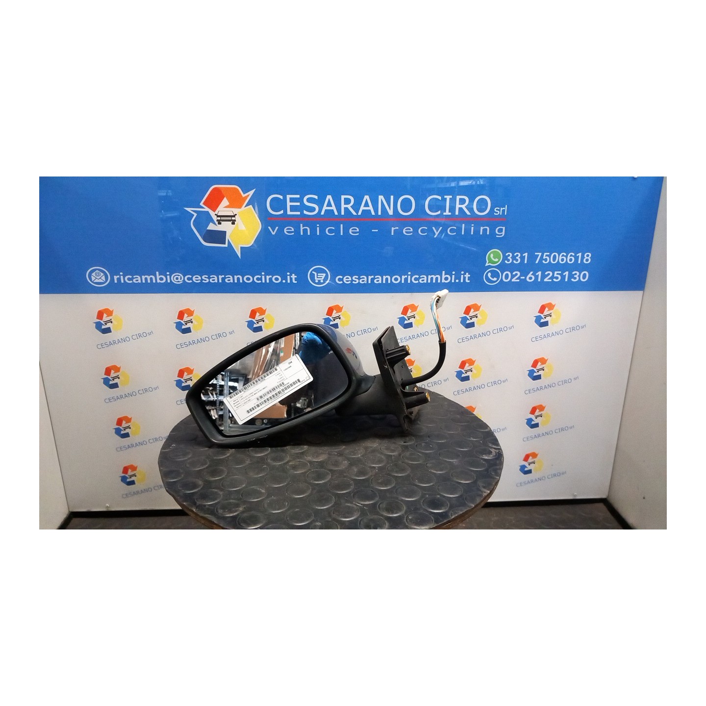 RETROVISORE EST. ELETTRICO SX. 005 FIAT IDEA (2S) (10/03-12/10) 843A1000 735400384