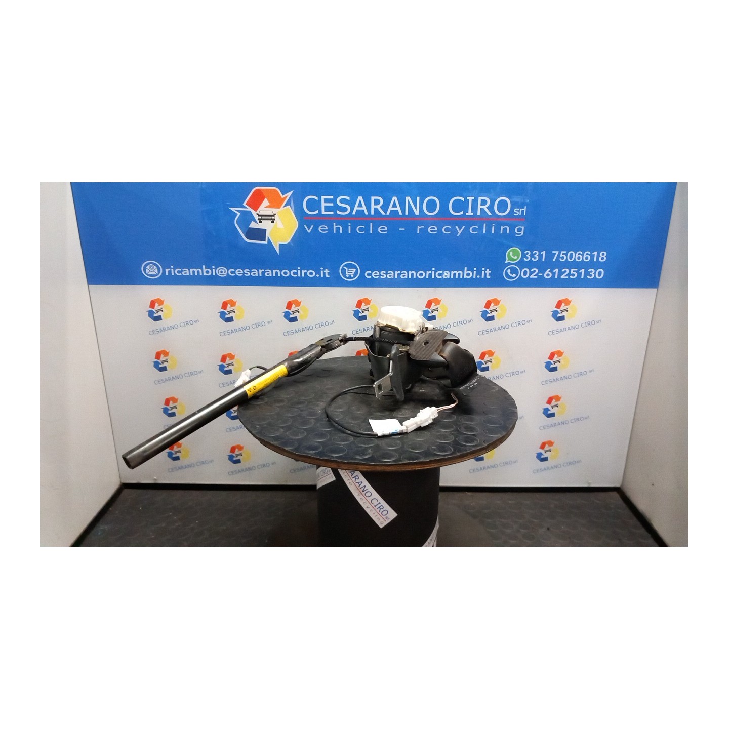 CINTURA DI SICUREZZA ANT. SX. 031 RENAULT MODUS 1A SERIE (09/04-01/08) D4FD7 8200684008
