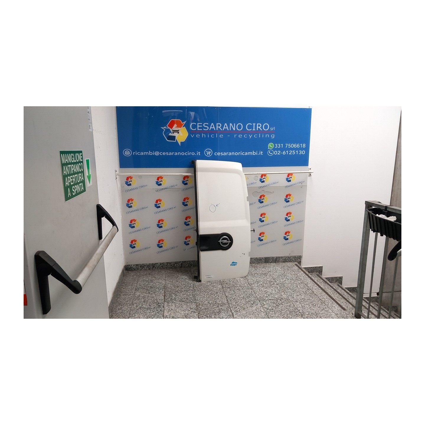 PORTA CARICO POST. A BATTENTE LAMIERATO DX. 054 OPEL COMBO (01/12-04/19) 198A4000 95519553