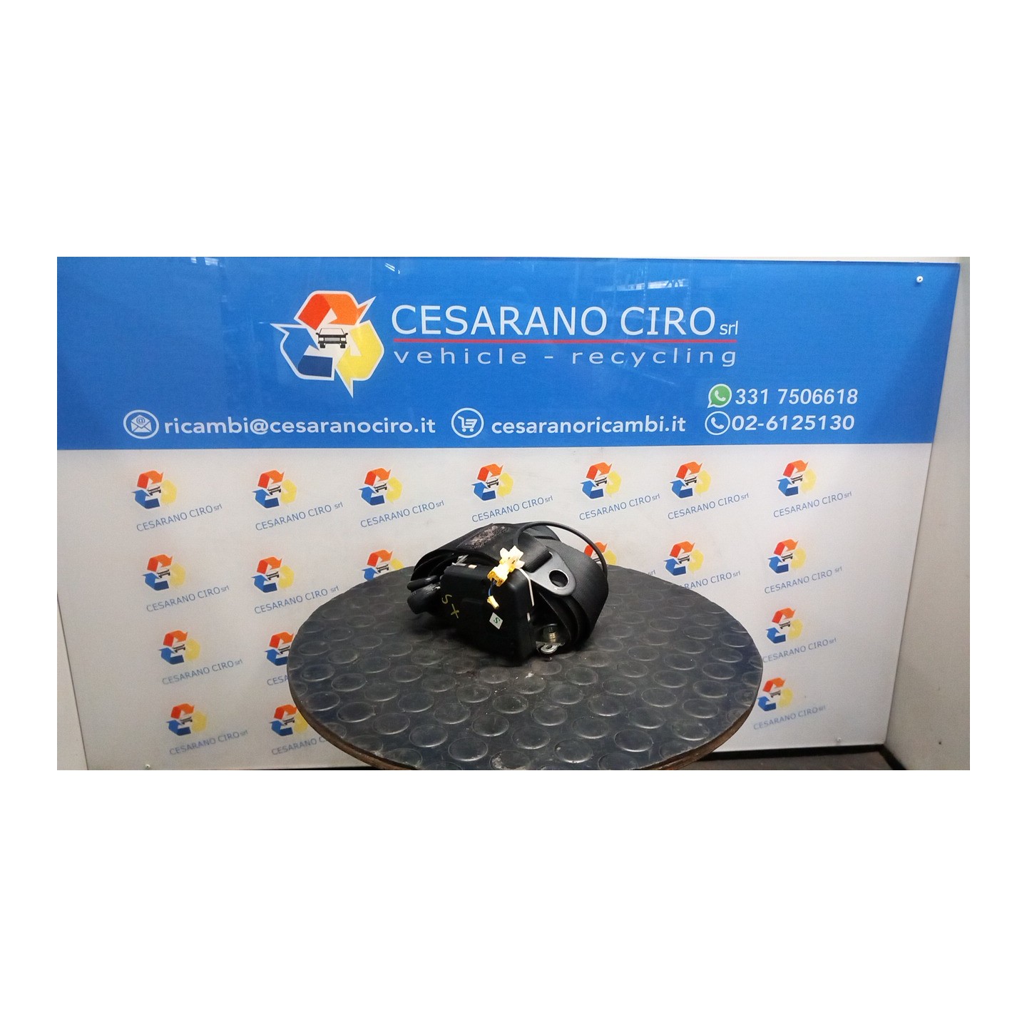 CINTURA DI SICUREZZA ANT. 09/06- SX. 061 FIAT PANDA (2Q) (09/03-12/10) 188A4000 735451782