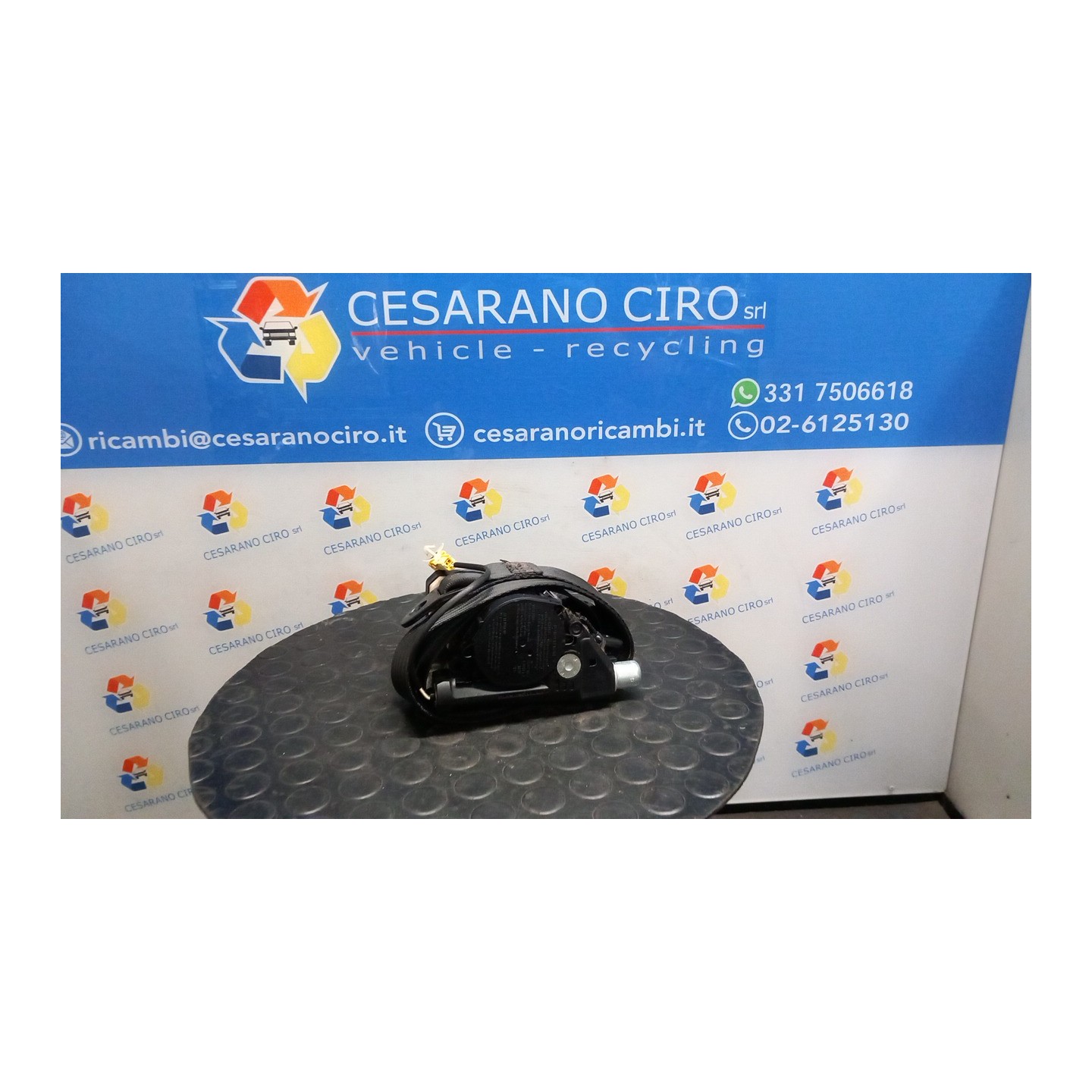 CINTURA DI SICUREZZA ANT. 09/06- SX. 061 FIAT PANDA (2Q) (09/03-12/10) 188A4000 735451782