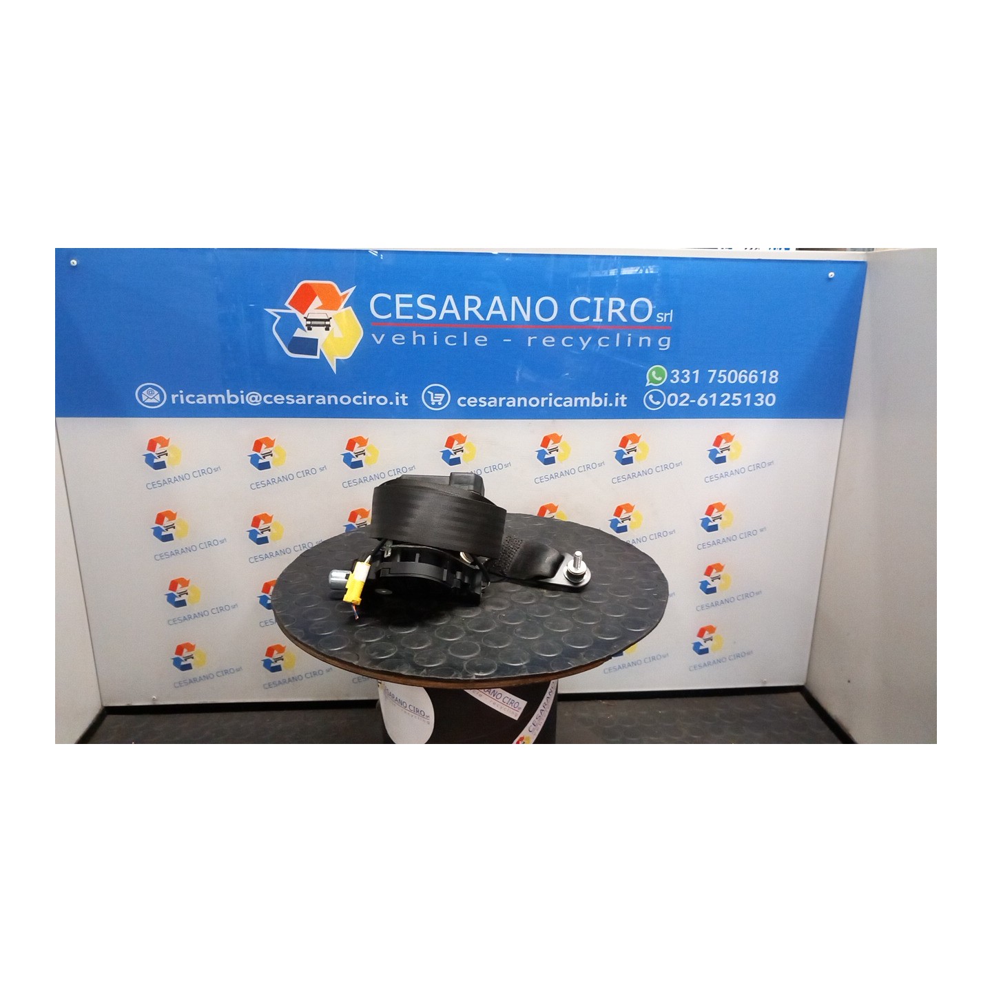 CINTURA DI SICUREZZA ANT. 09/06- DX. 062 FIAT PANDA (2Q) (09/03-12/10) 188A4000 735451778