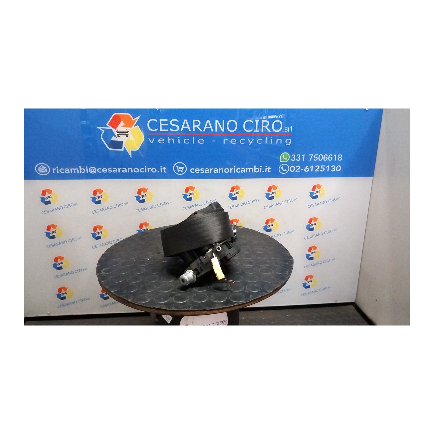 CINTURA DI SICUREZZA ANT. 09/06- DX. 062 FIAT PANDA (2Q) (09/03-12/10) 188A4000 735451778