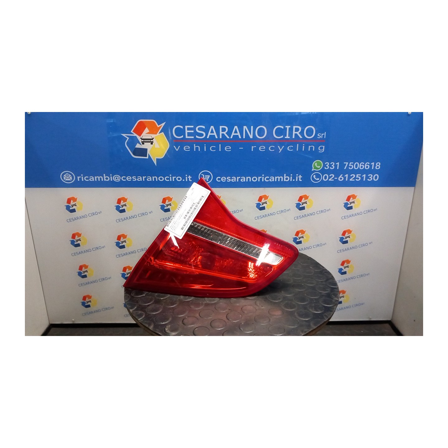 FANALE POST. PARTE INT. DX. 077 OPEL MERIVA (S10) (04/10-) A13DTE 13435486
