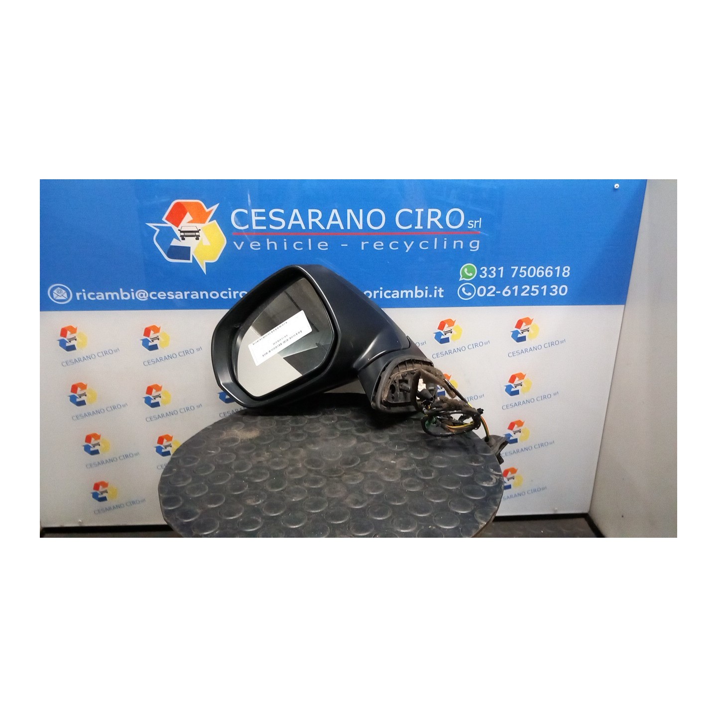 RETROVISORE EST. REGOLAZ. ELETTR. RIPIEGHEVOLE C/MEMORIA SX. 088 CITROEN C4 PICASSO (09/06-08/13) 9HZ 8153H4