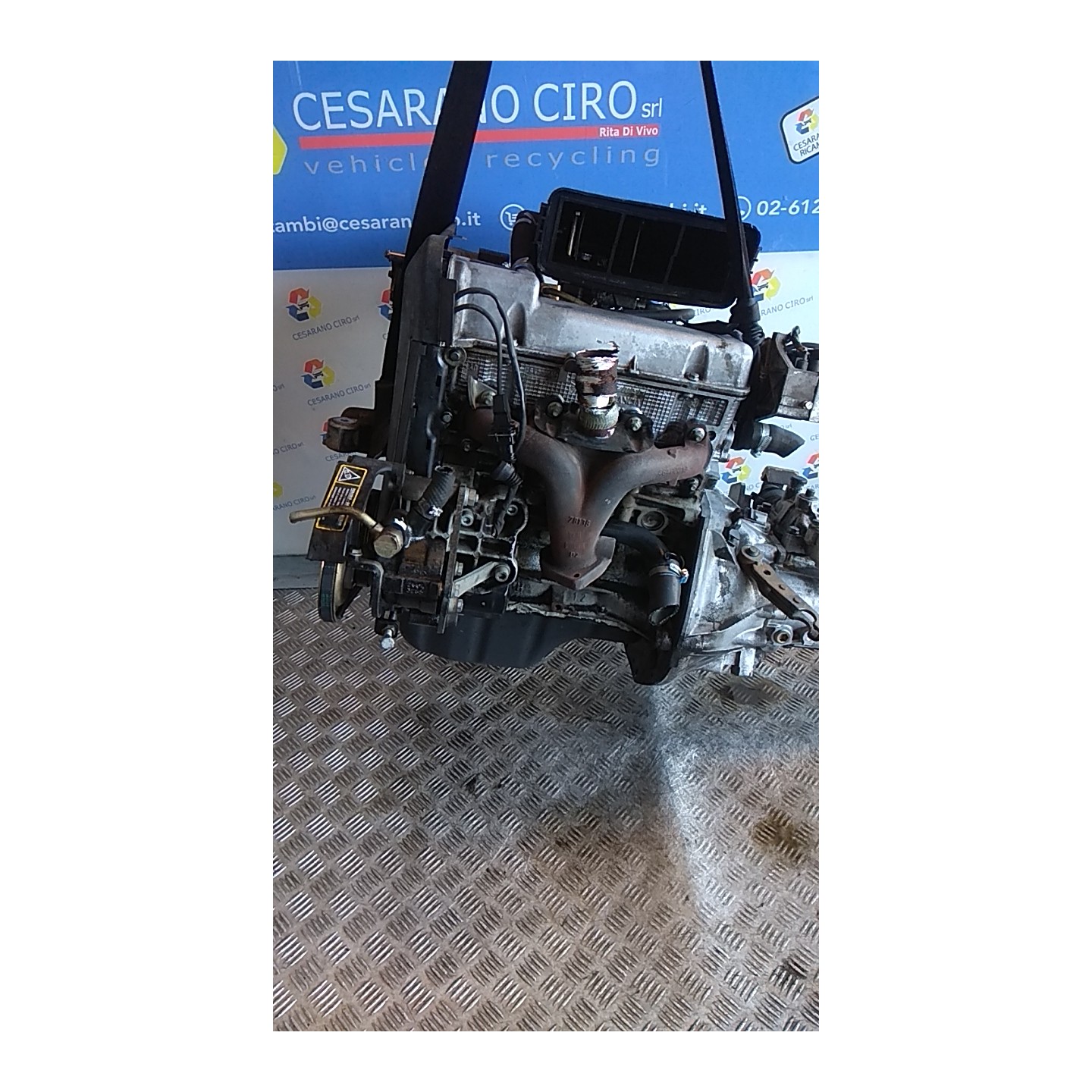MOTORE SEMICOMPL. 105 FIAT PUNTO 1A SERIE (11/93-10/99) 176B4000 71717303