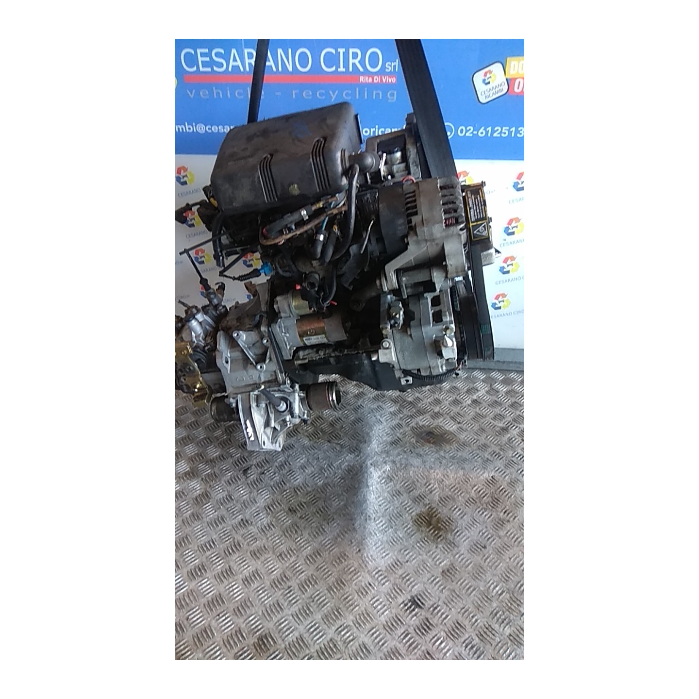 MOTORE SEMICOMPL. 105 FIAT PUNTO 1A SERIE (11/93-10/99) 176B4000 71717303