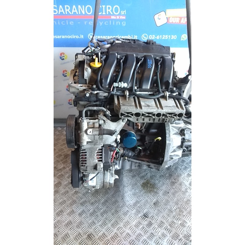MOTORE SEMICOMPL. 112 RENAULT LAGUNA 2A SERIE (03/01-09/07) F4R 67 7701475615