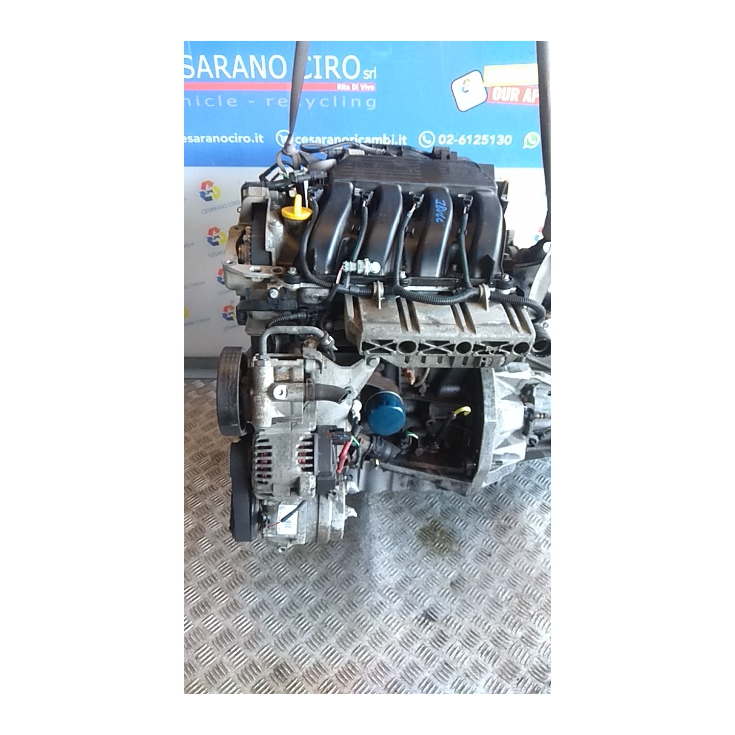 MOTORE SEMICOMPL. 112 RENAULT LAGUNA 2A SERIE (03/01-09/07) F4R 67 7701475615