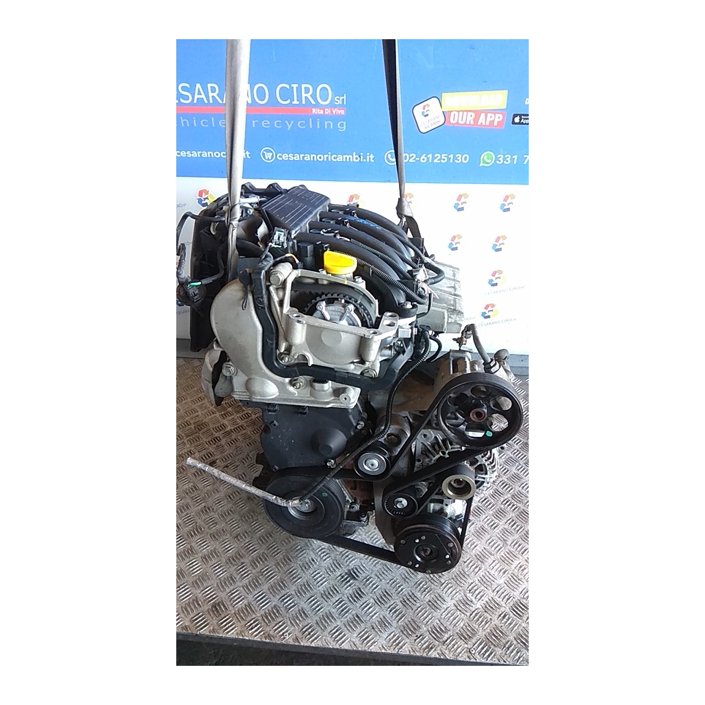 MOTORE SEMICOMPL. 112 RENAULT LAGUNA 2A SERIE (03/01-09/07) F4R 67 7701475615