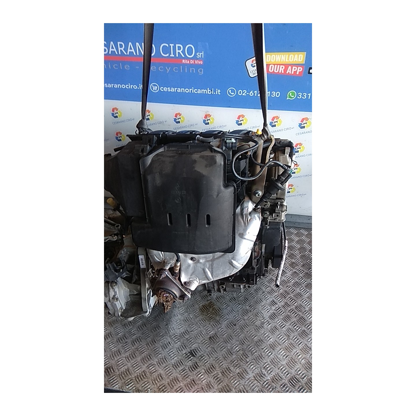 MOTORE SEMICOMPL. 112 RENAULT LAGUNA 2A SERIE (03/01-09/07) F4R 67 7701475615