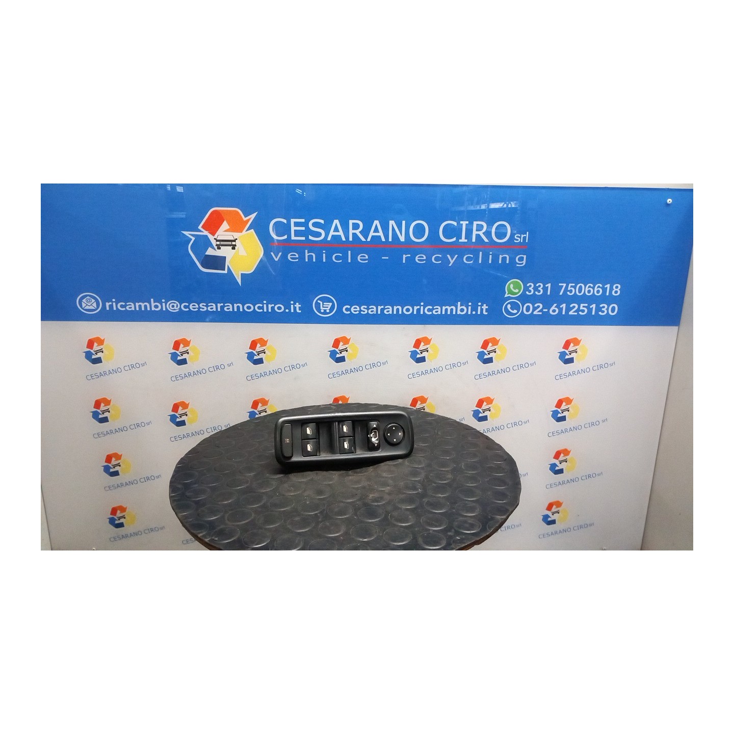BLOCCO COMANDI ALZACRISTALLI E RETROVISORI EST. C/CRIST.ELE., RETR.RIPEGH.ELE. 122 LANCIA PHEDRA (TC) (06/02-01/11) 4HW 1495752