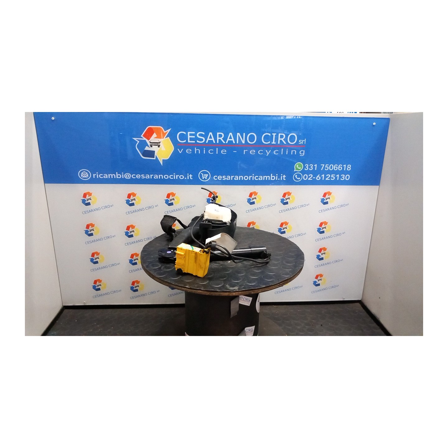 CINTURA DI SICUREZZA ANT. DX. 133 BMW SERIE 1 (E81/E87) (03/07-12/12 N47D20C 72119117220