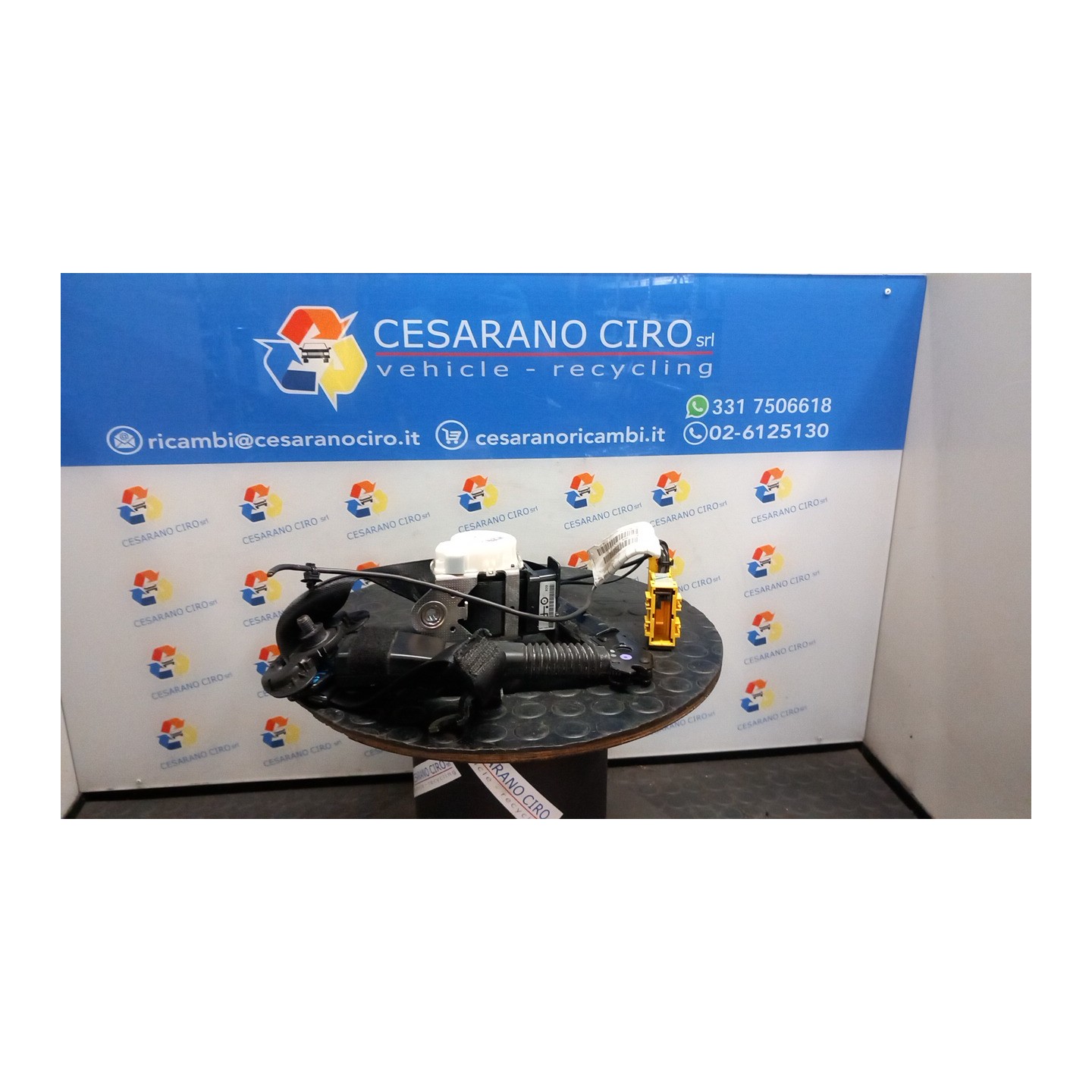 CINTURA DI SICUREZZA ANT. DX. 133 BMW SERIE 1 (E81/E87) (03/07-12/12 N47D20C 72119117220