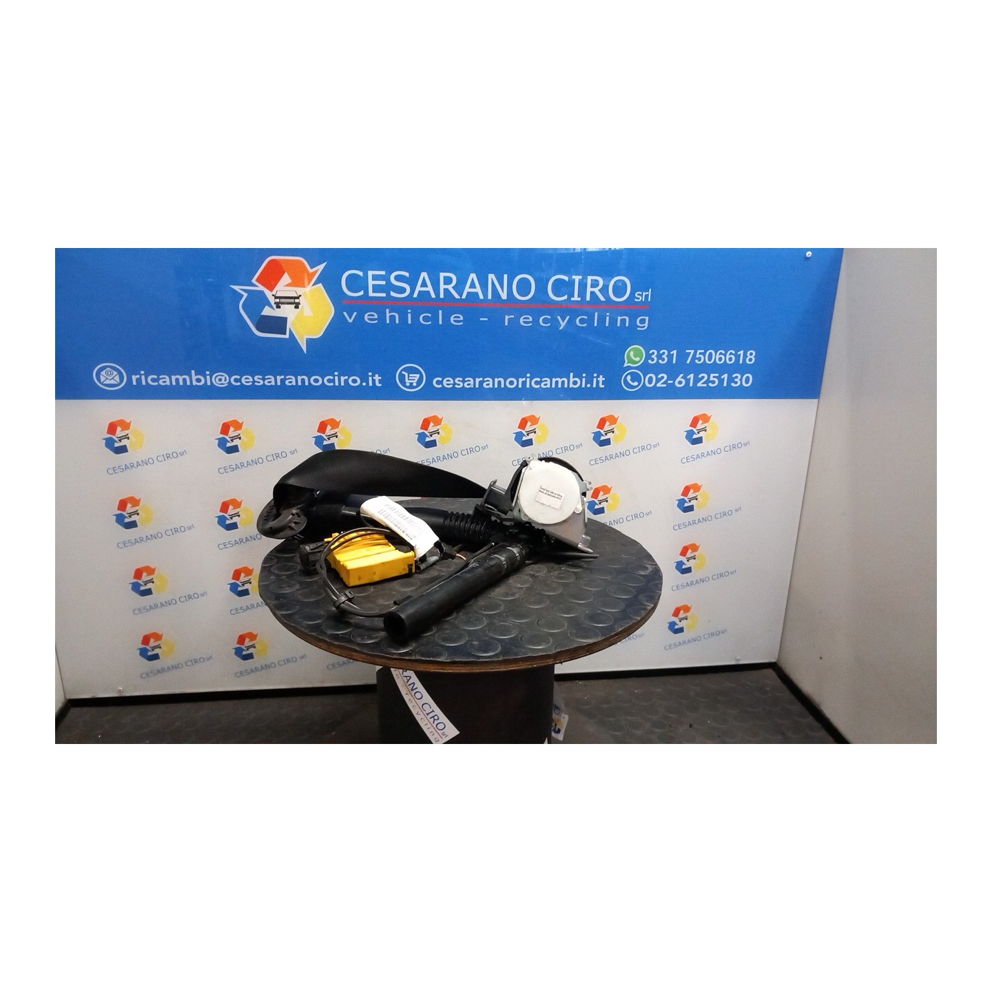 CINTURA DI SICUREZZA ANT. SX. 134 BMW SERIE 1 (E81/E87) (03/07-12/12 N47D20C 72119117219