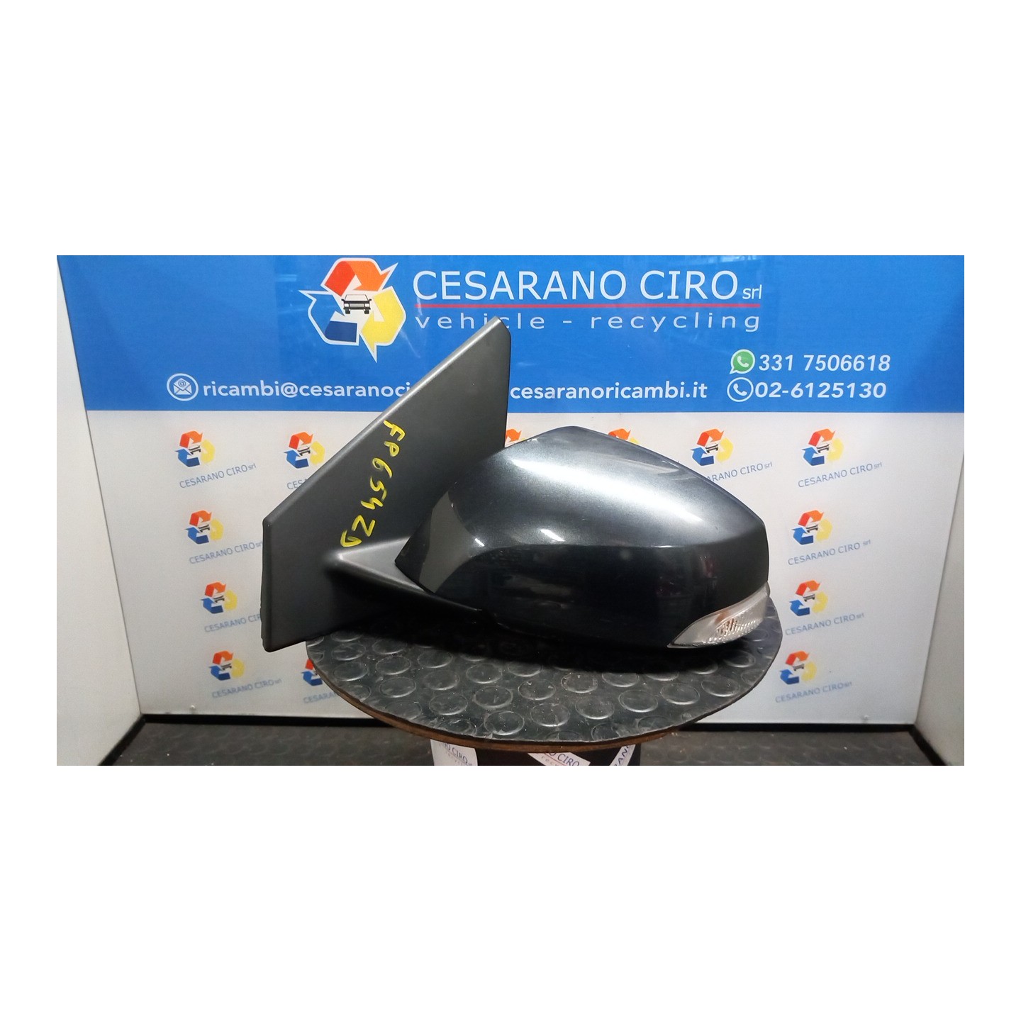 RETROVISORE EST. REGOLAZ. ELETTR. RETR. EST. 01; RETR. EST. 02 SX. 137 RENAULT MEGANE 3A SERIE (02/12-09/14) K9KA6 963020180R