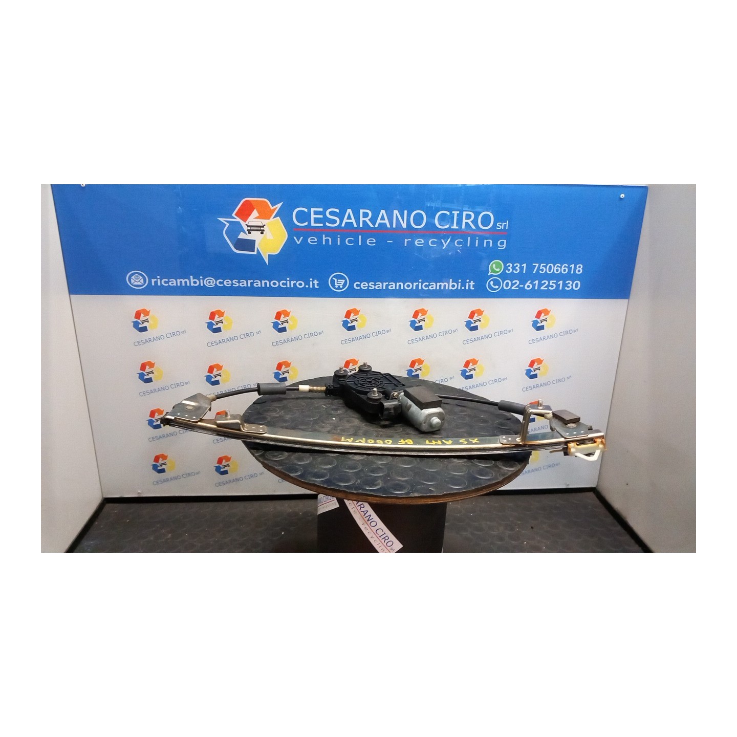 ALZACRISTALLO ELETTR. PORTA ANT. CON MOTORINO SX. 006 FIAT MAREA (03/99-09/03) 182A4000 46528731