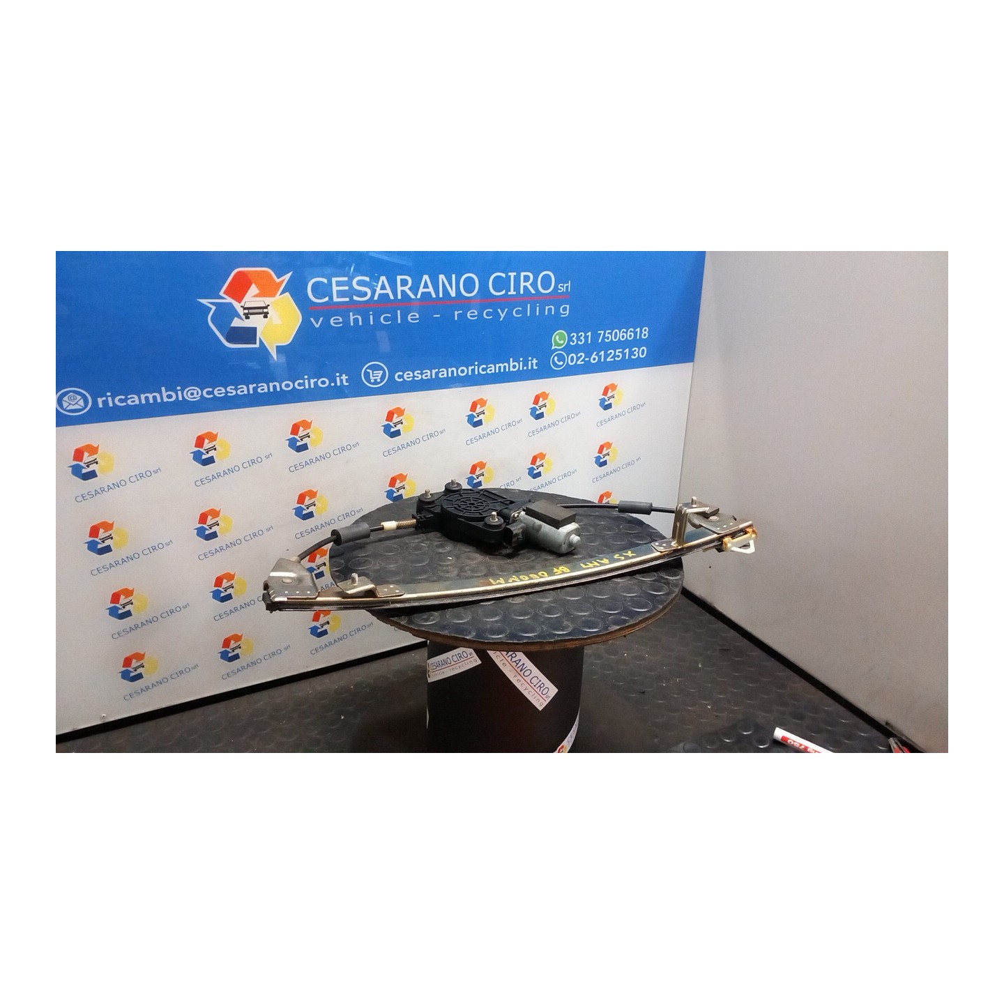 ALZACRISTALLO ELETTR. PORTA ANT. CON MOTORINO SX. 006 FIAT MAREA (03/99-09/03) 182A4000 46528731