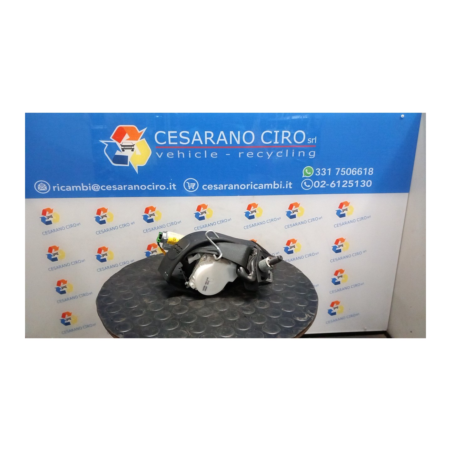 CINTURA DI SICUREZZA ANT. SX. 019 FIAT 500L (73) (07/12-06/18) 199B4000 735599701