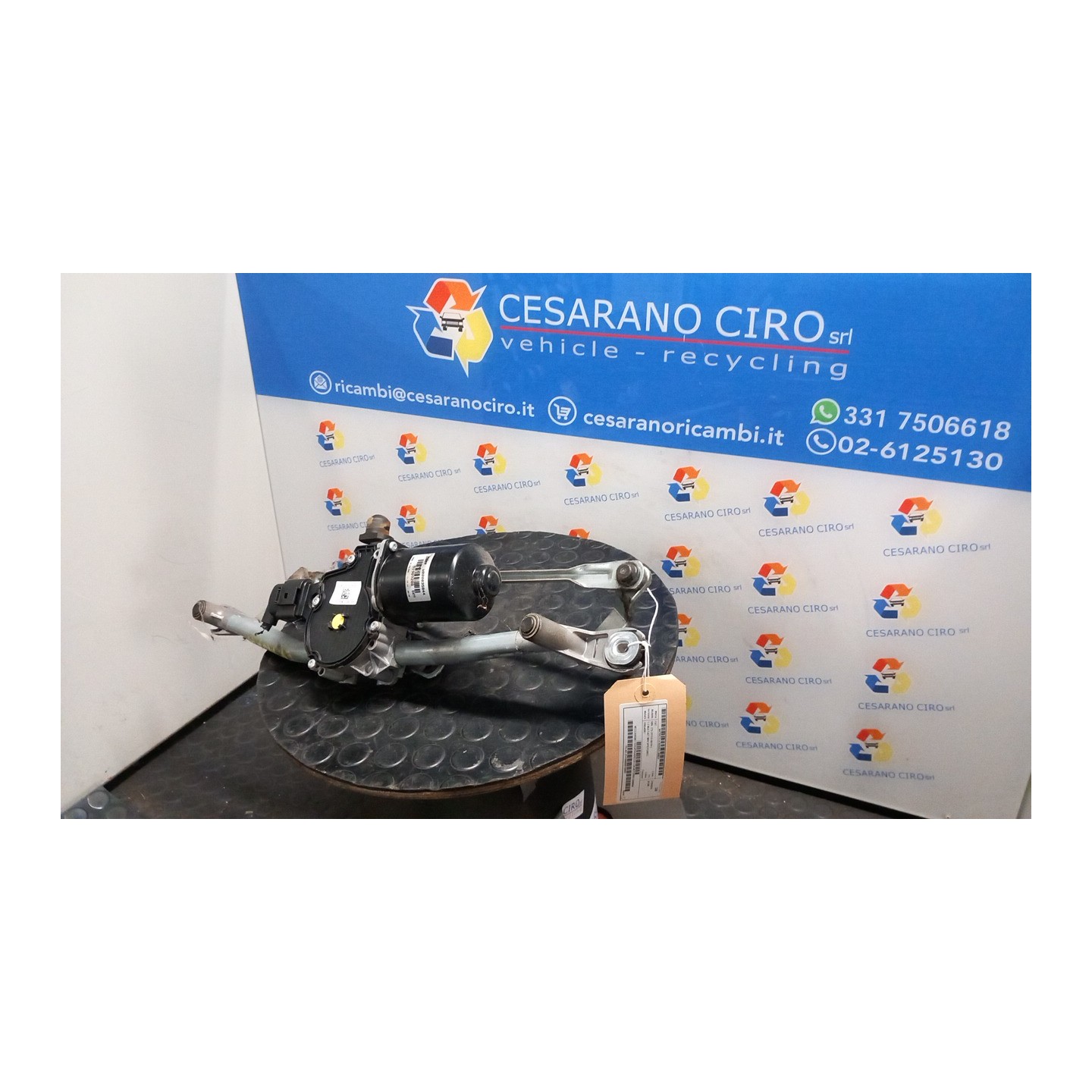 MECCANISMO TERGIPARABREZZA CON MOTORINO 021 FIAT 500L (73) (07/12-06/18) 199B4000 52064589