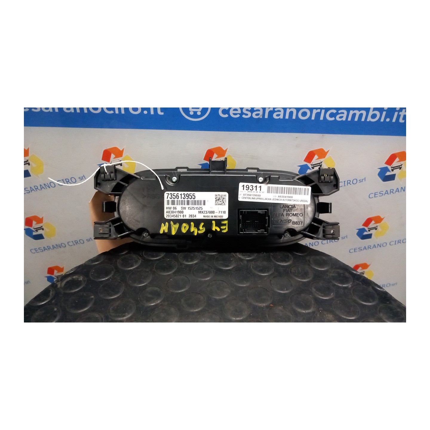 BLOCCO COMANDO CLIMATIZZAZIONE 022 FIAT 500L (73) (07/12-06/18) 199B4000 735636965