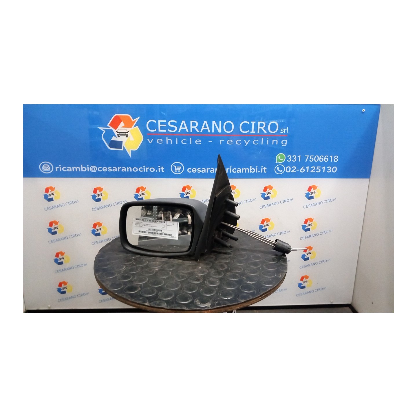 RETROVISORE EST. NERO SX. 033 FORD FIESTA (DX) (09/99-02/02) DHF 1055369