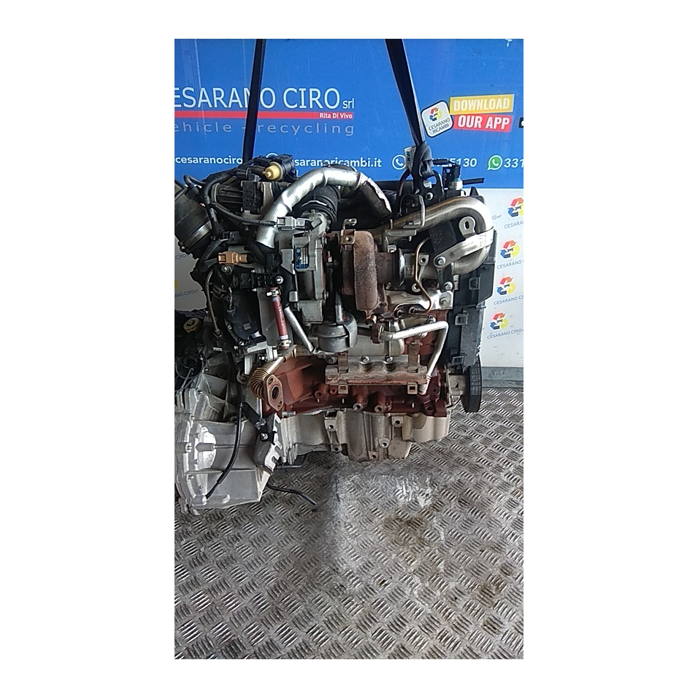 MOTORE SEMICOMPL. 060 RENAULT MEGANE 3A SERIE (02/12-09/14) K9KA6 100014420R