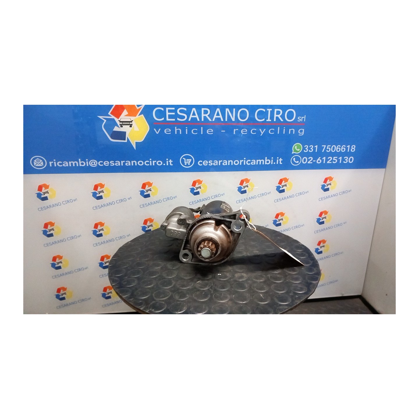 MOTORINO AVVIAMENTO 1,0 KW BOSCH 089 VOLKSWAGEN GOLF (5K/AJ) (09/08-) CAY 02T911023M