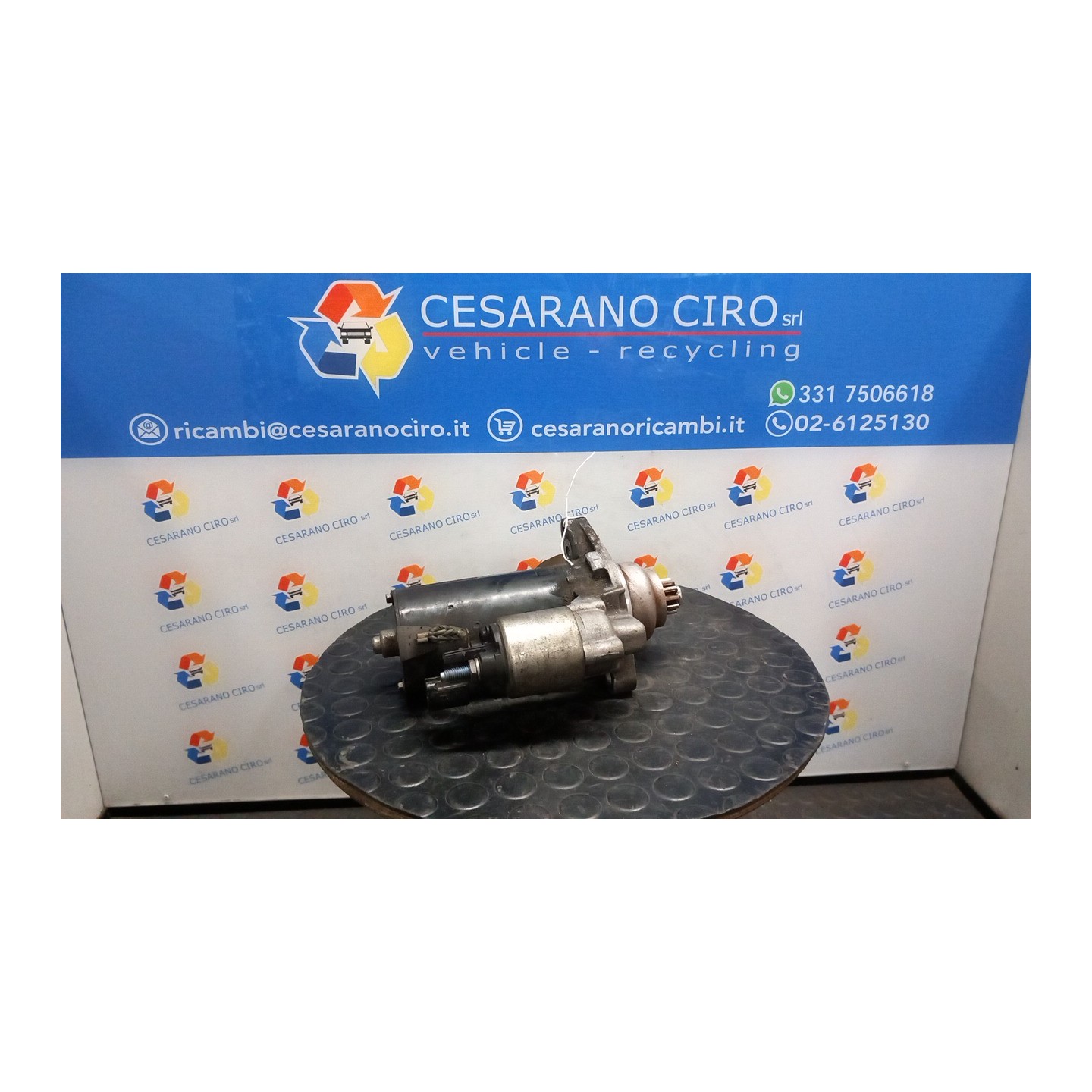 MOTORINO AVVIAMENTO 1,0 KW BOSCH 089 VOLKSWAGEN GOLF (5K/AJ) (09/08-) CAY 02T911023M