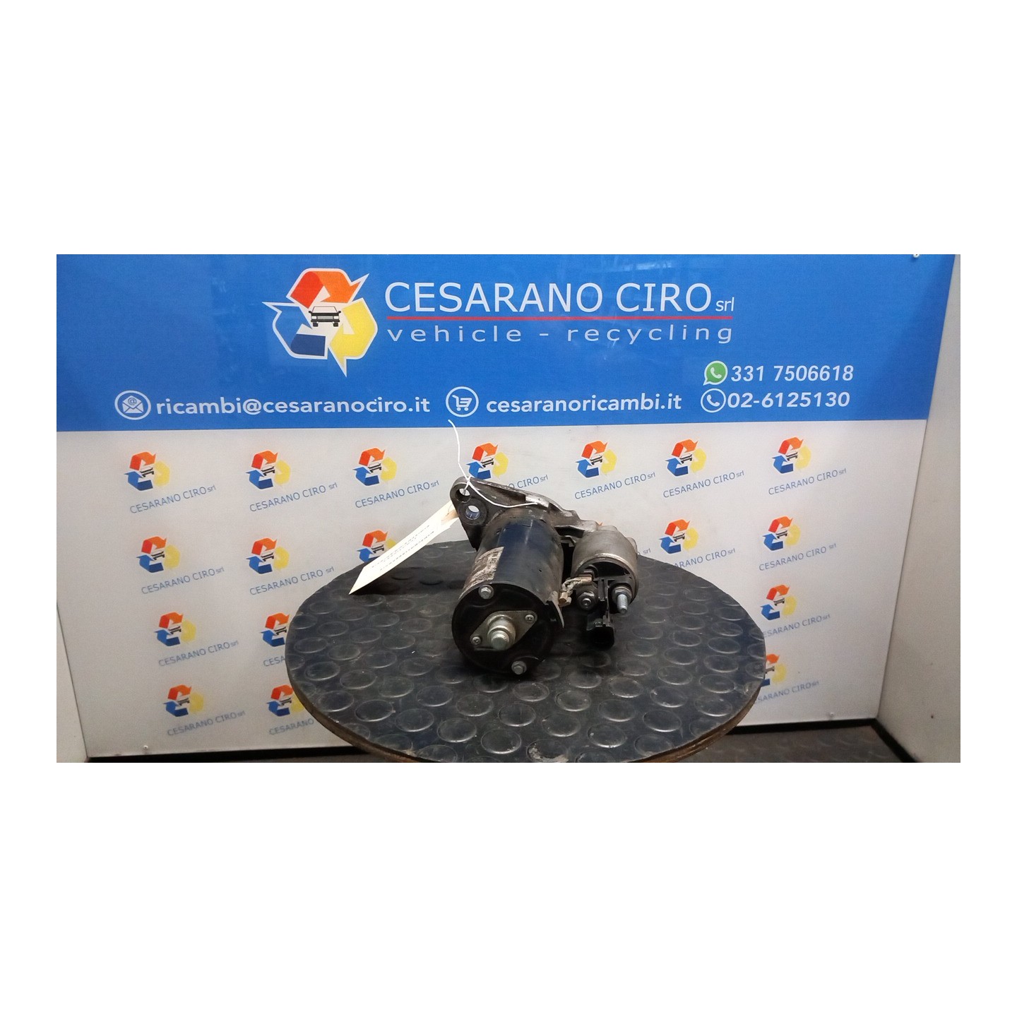 MOTORINO AVVIAMENTO 1,0 KW BOSCH 089 VOLKSWAGEN GOLF (5K/AJ) (09/08-) CAY 02T911023M