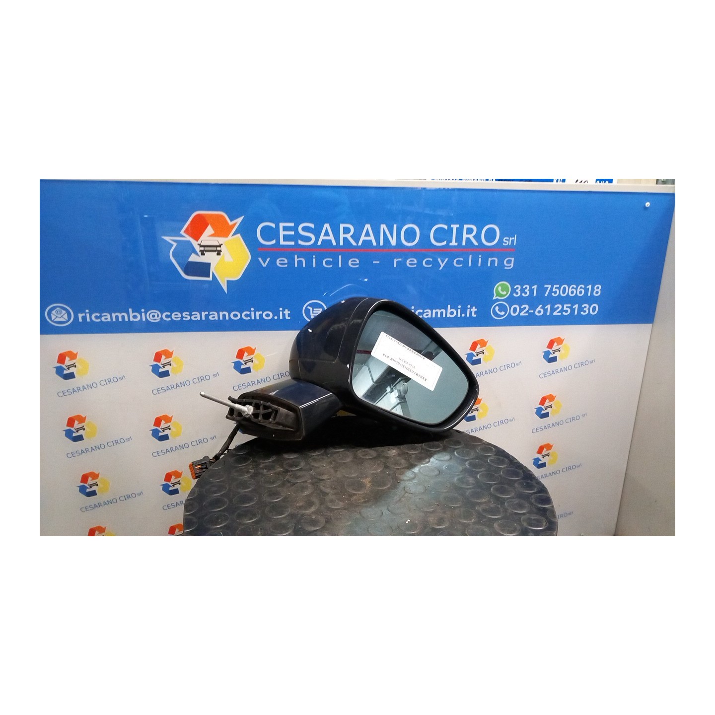 RETROVISORE EST. REGOLAZ. ELETTR. RIPIEGHEVOLE ELET. DX. 069 CITROEN C5 (X7) (02/08-) 9H05 8153SK