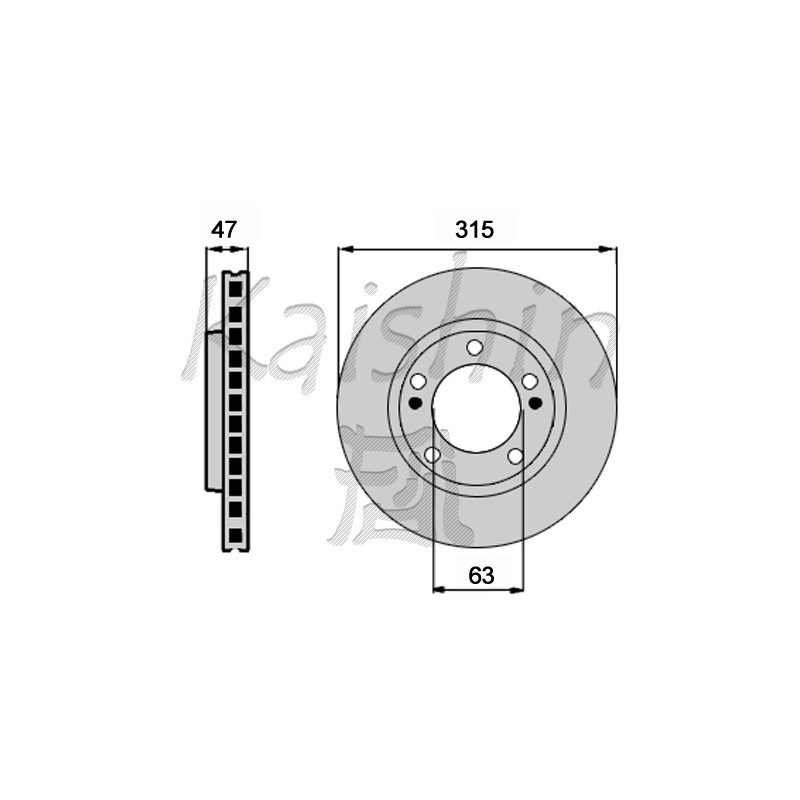 DISCO FRENO ANT. DX. 015 HONDA CR-V 4A SERIE (10/12-12/18)  45251T1GG01