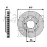DISCO FRENO ANT. DX. 015 HONDA CR-V 4A SERIE (10/12-12/18)  45251T1GG01