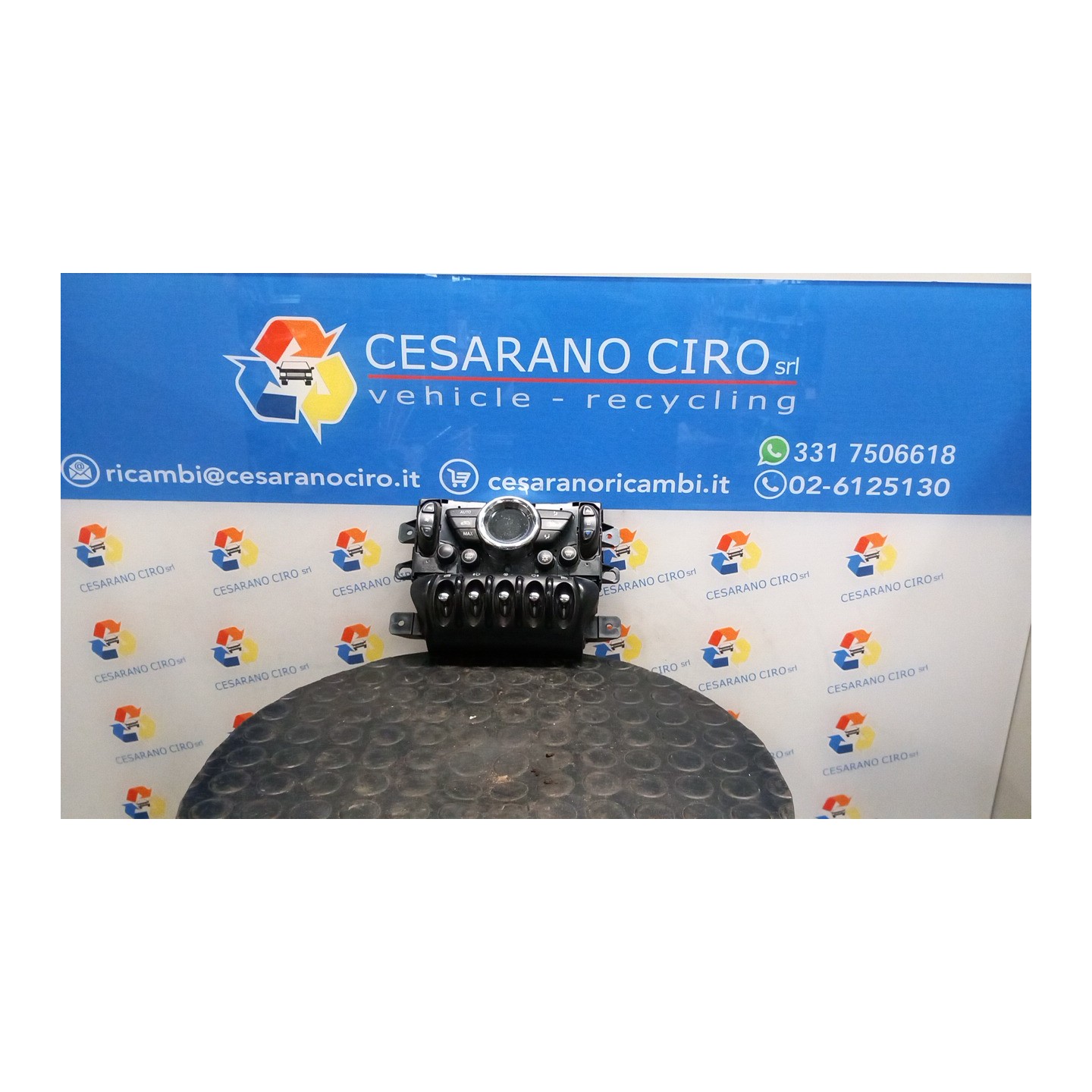 BLOCCO COMANDO CLIMATIZZAZIONE 017 MINI MINI (R56 LCI) (08/10-06/14) N47C16A 64113456812