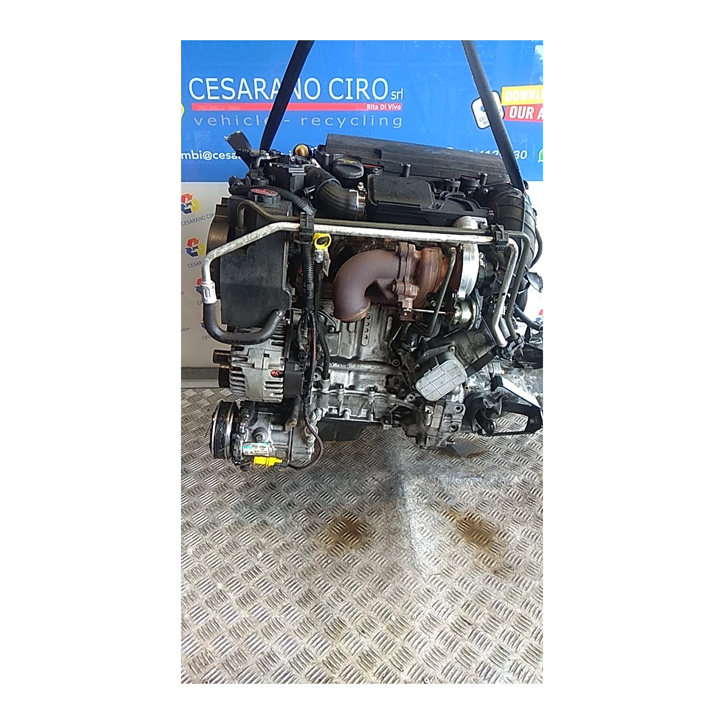 MOTORE SEMICOMPL. 040 PEUGEOT 206 (09/98-06/09) 8HZ 135EJ