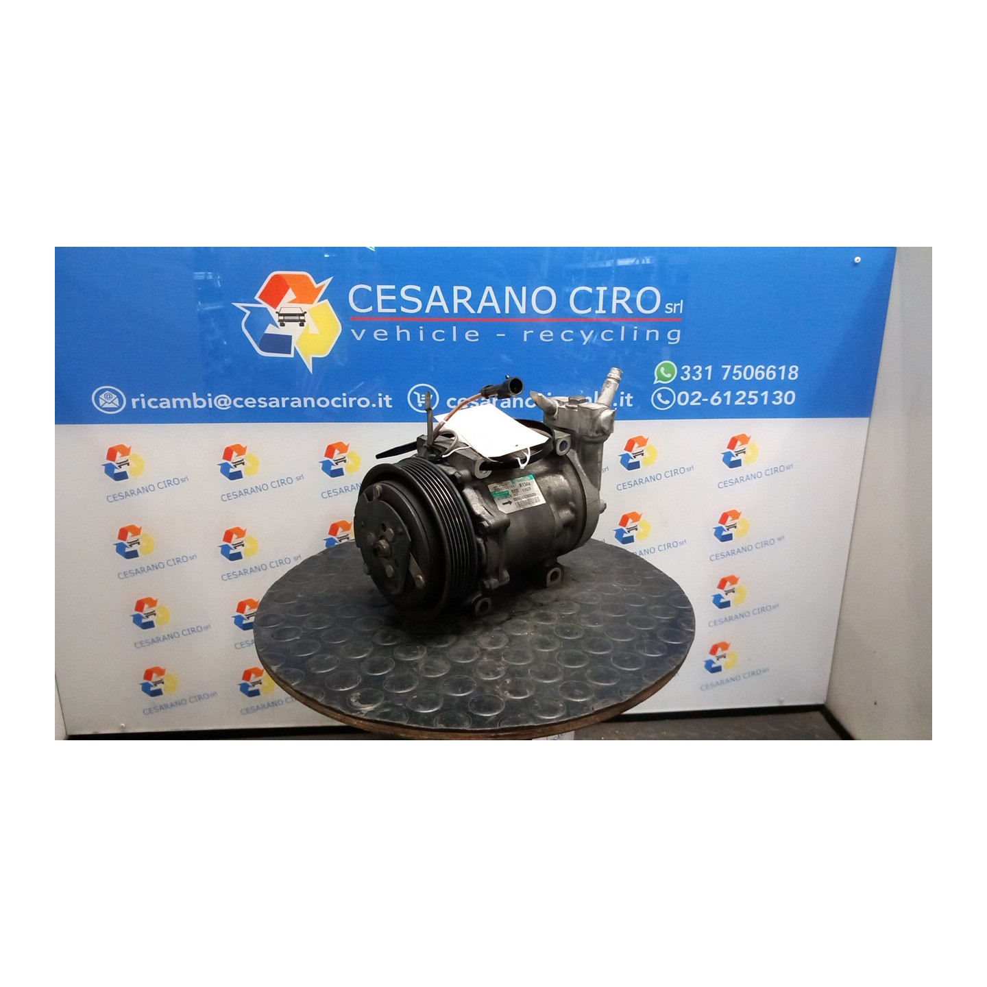 COMPRESSORE A/C 055 FIAT MULTIPLA (1F) (05/04-04/12) 186A9000 60653652