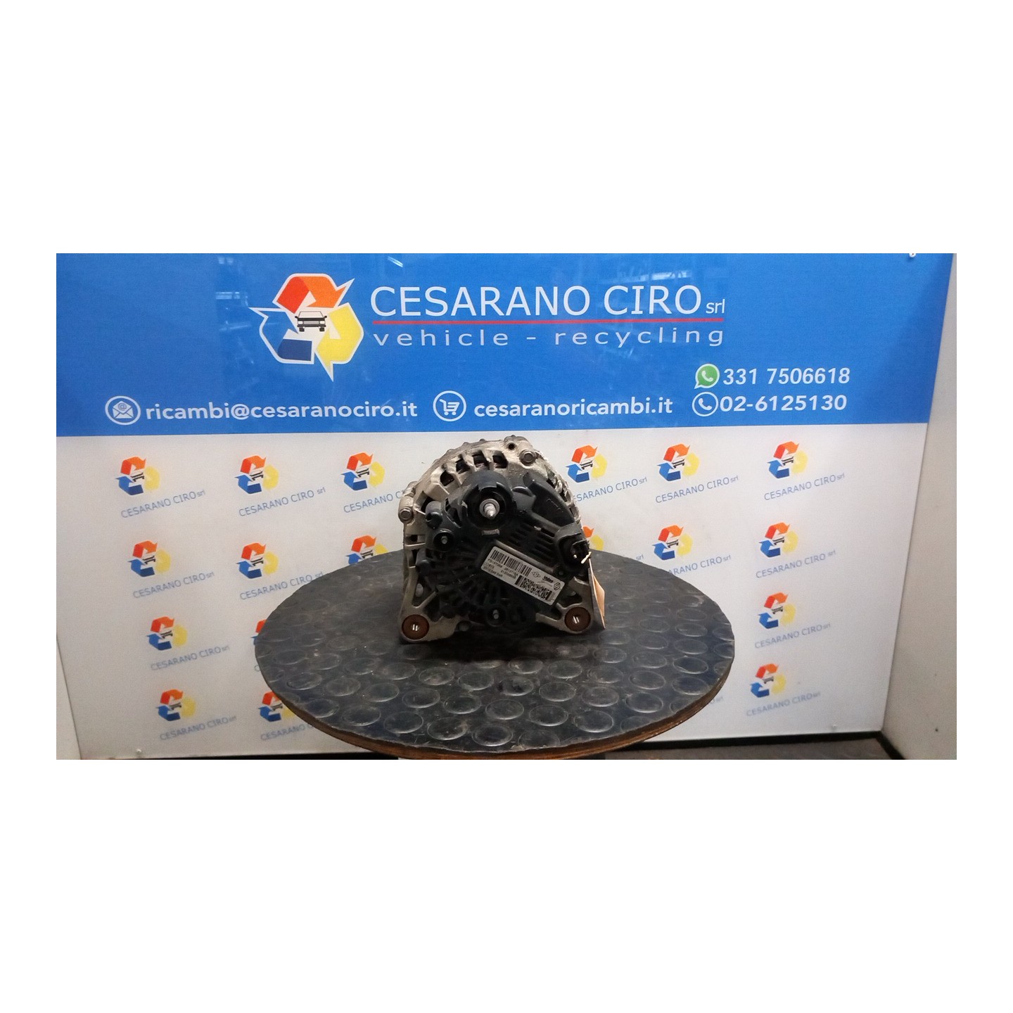 ALTERNATORE 150AMP 060 RENAULT SCENIC 3A SERIE (04/09-10/13) K9KA6 231000027R