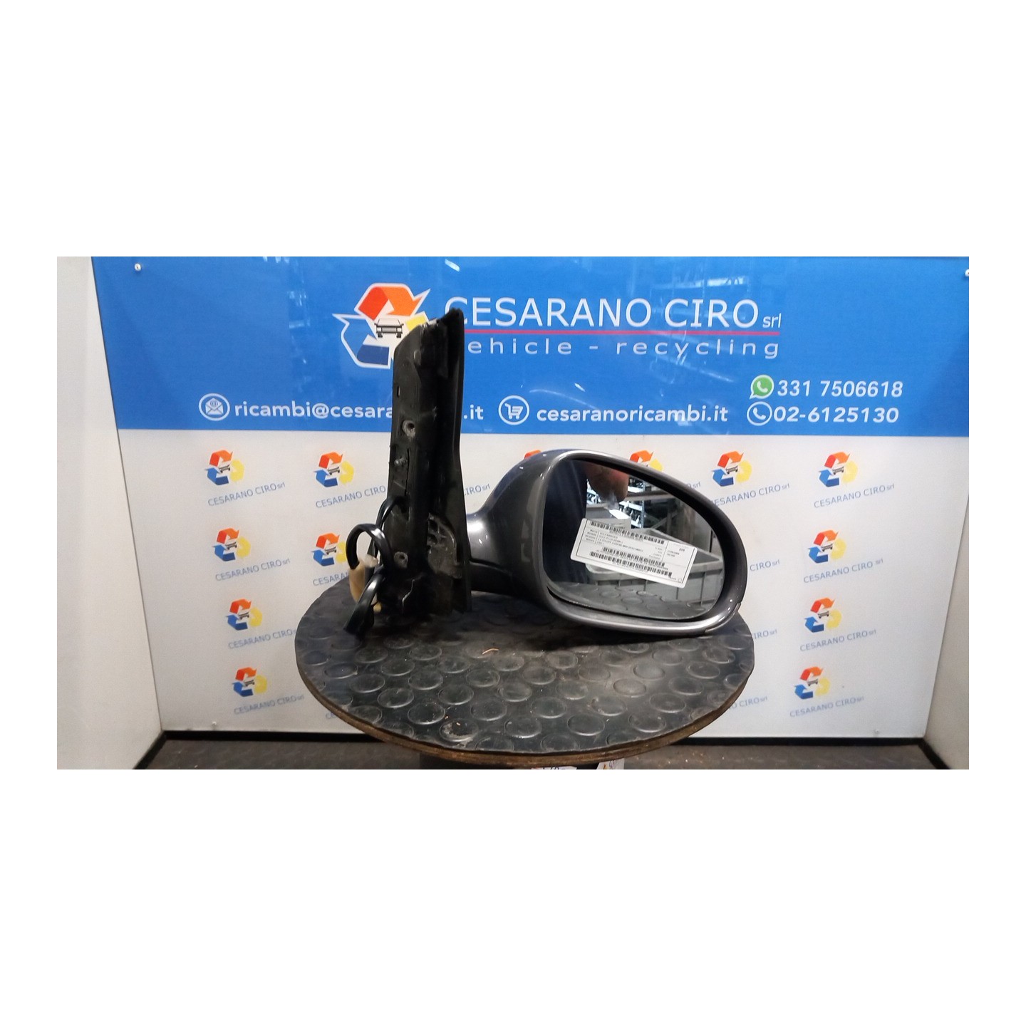 RETROVISORE EST. REGOLAZ. ELETTR. DX. 031 VOLKSWAGEN GOLF PLUS (02/09-) CBD 5M1857508AS9B9
