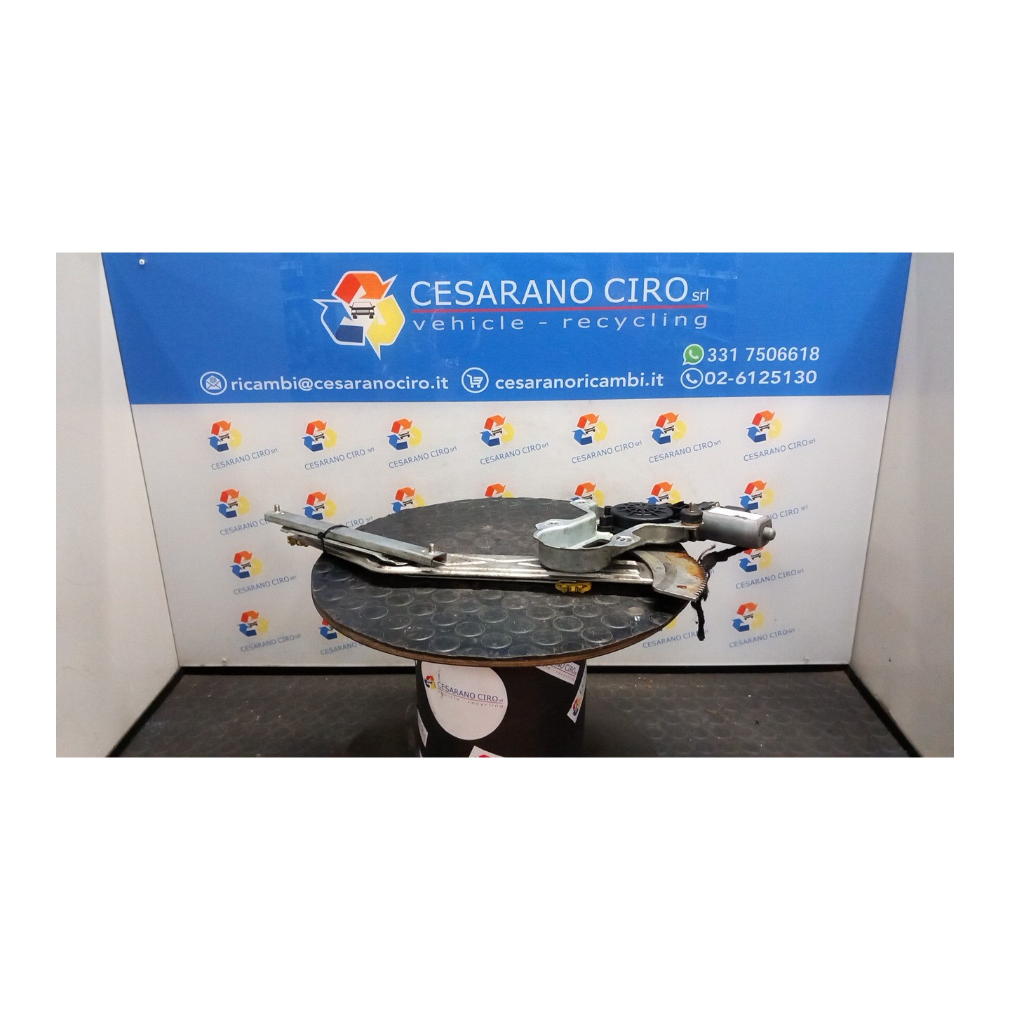 ALZACRISTALLO ELETTR. PORTA ANT. CON MOTORINO SX. 032 ALFA ROMEO 166 (W9) (10/03-03/06) 841G000 60672257