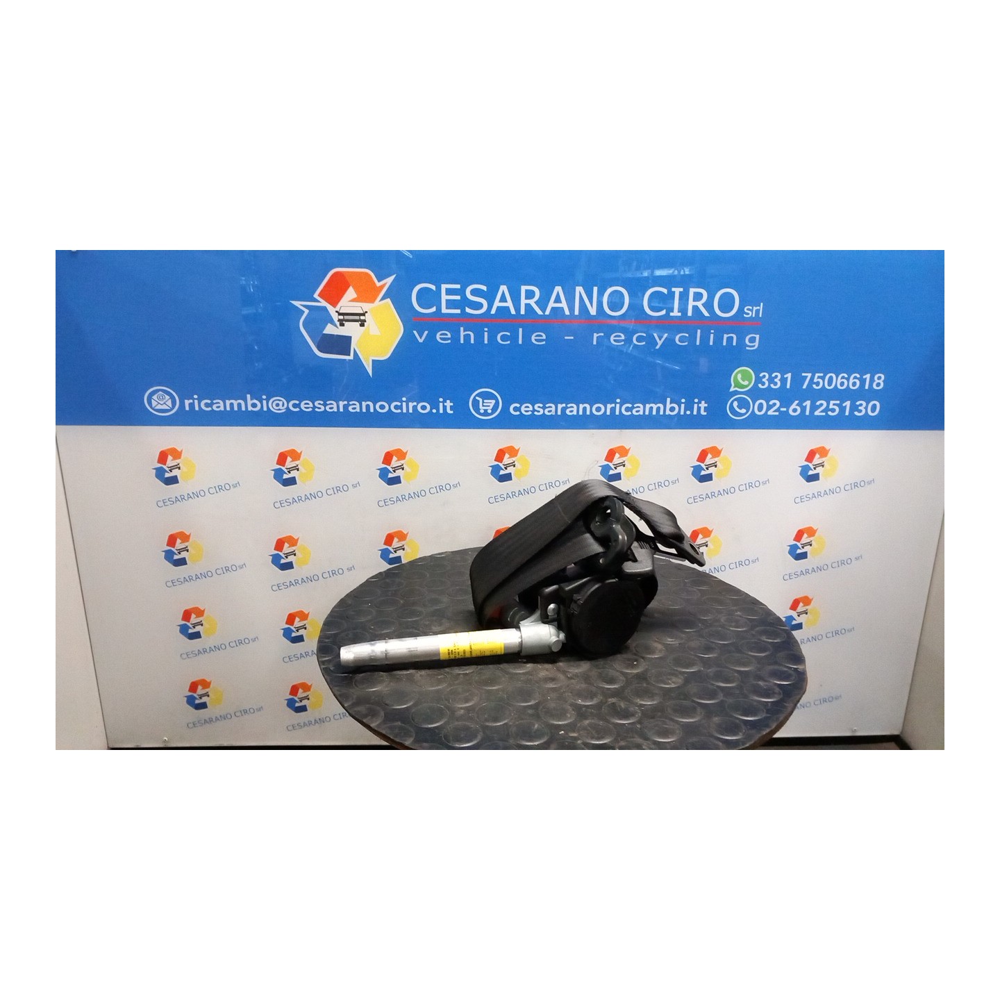 CINTURA DI SICUREZZA ANT. SX. 034 ALFA ROMEO 166 (W9) (10/03-03/06) 841G000 156017434