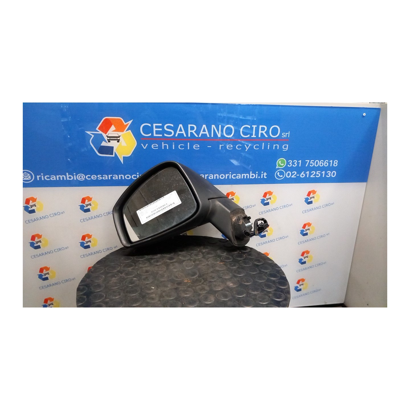 RETROVISORE EST. REGOLAZ. ELETTR. SX. 039 RENAULT SCENIC 3A SERIE (04/09-10/13) K9KA6 963021615R