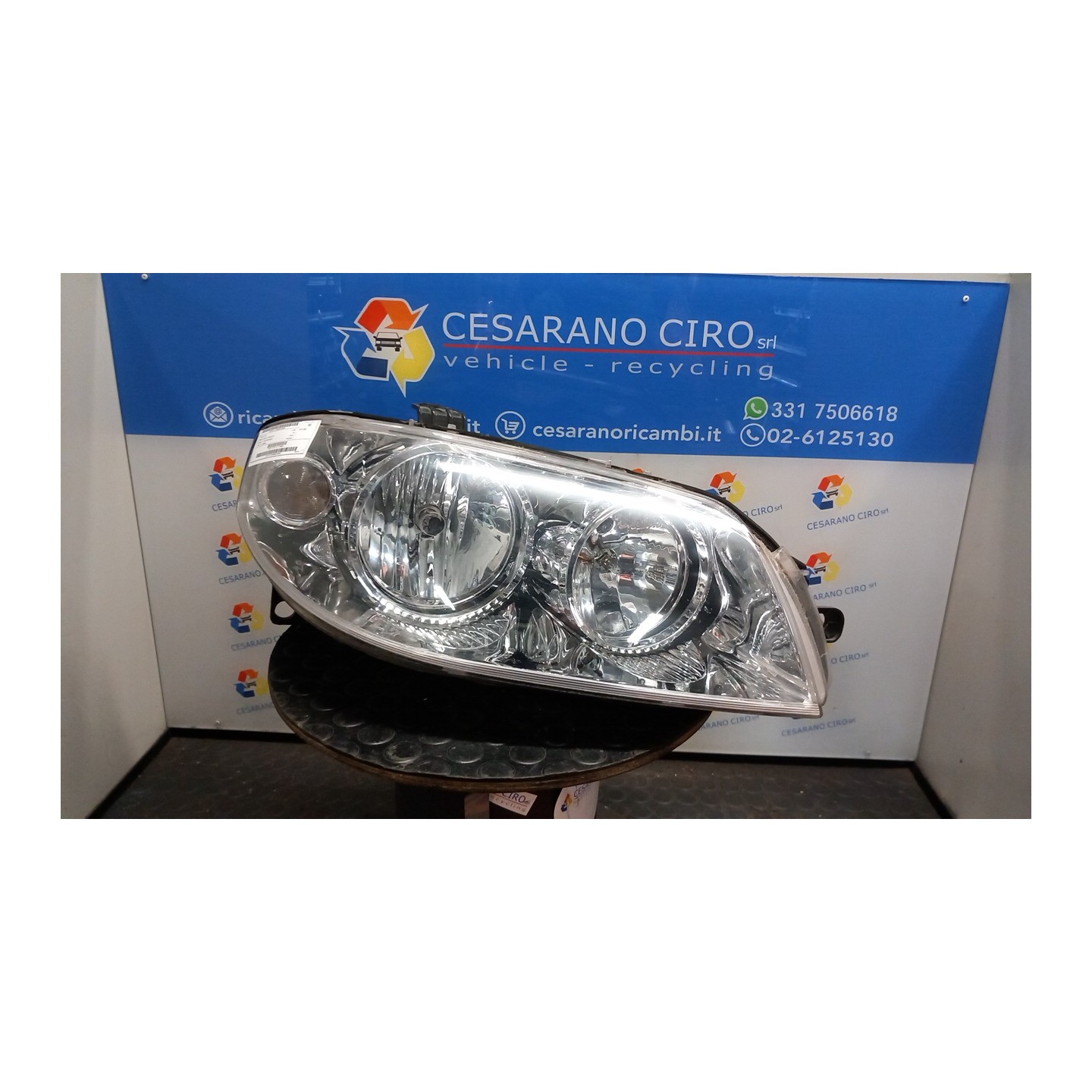 PROIETTORE DX. 054 FIAT PUNTO CLASSIC (2U) (01/07-12/1 188A4000 51760025