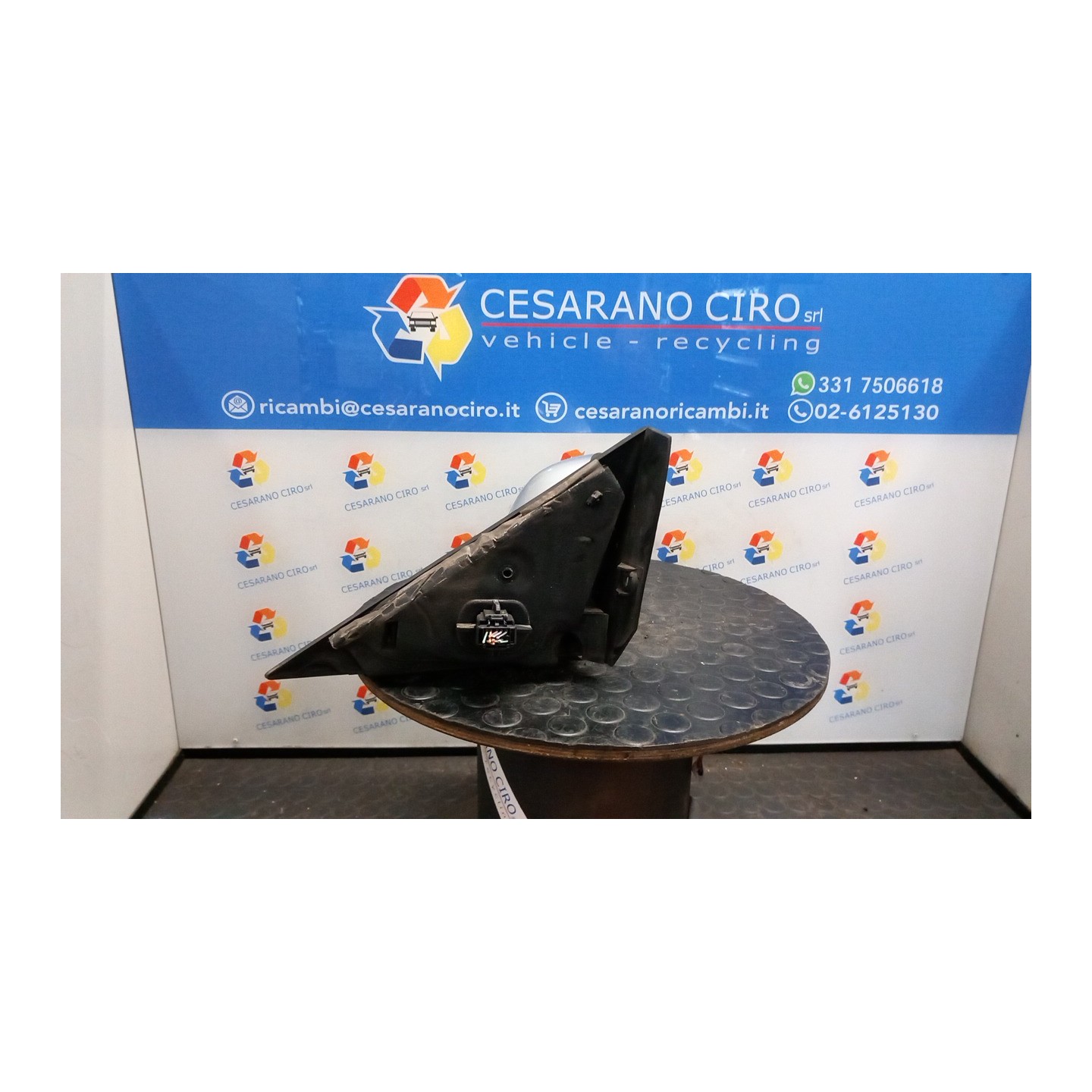 RETROVISORE EST. REGOLAZ. ELETTR. TIPO 3 - 4 DX. 057 RENAULT SCENIC 2A SERIE (06/03-08/09) K9KP7 7701068385