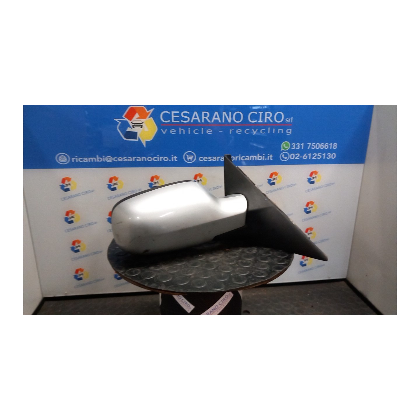 RETROVISORE EST. REGOLAZ. ELETTR. TIPO 3 - 4 DX. 057 RENAULT SCENIC 2A SERIE (06/03-08/09) K9KP7 7701068385