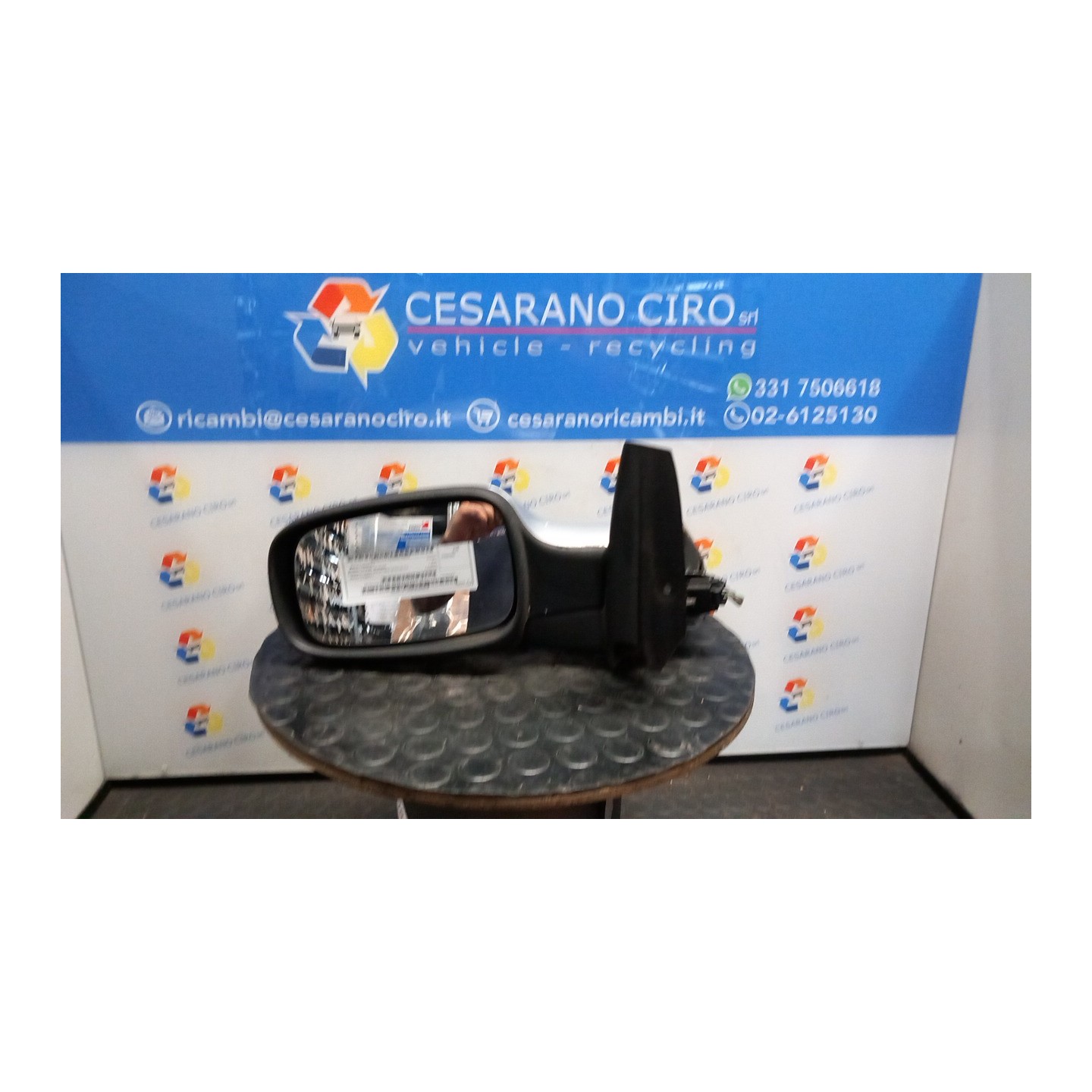 RETROVISORE EST. REGOLAZ. ELETTR. TIPO 3 - 4 SX. 058 RENAULT SCENIC 2A SERIE (06/03-08/09) K9KP7 7701068384