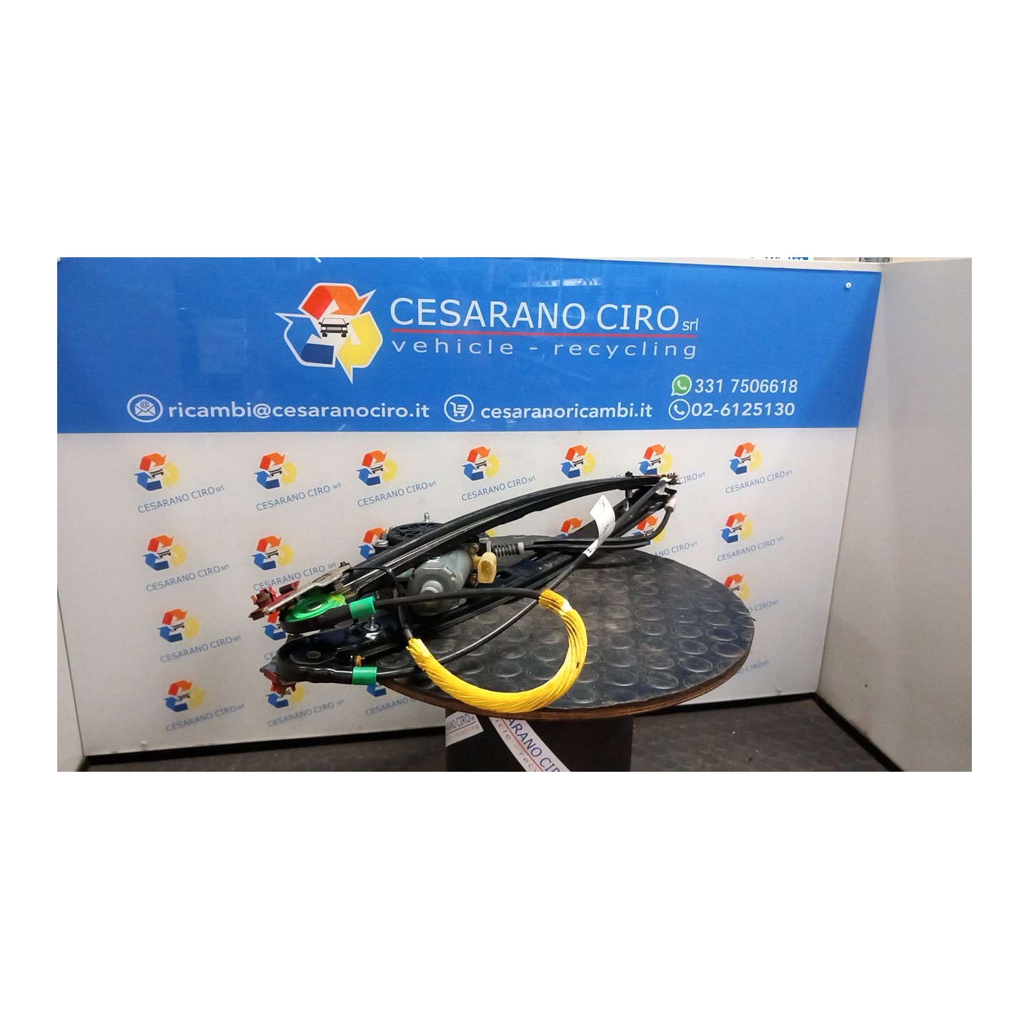 ALZACRISTALLO ELETTR. PORTA ANT. SX. 073 BMW SERIE 3 (E46) (09/01-09/05) 204D4 51337020659
