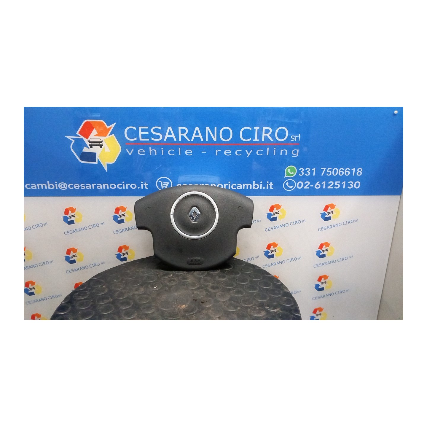 DISPOSITIVO AIRBAG LATO GUIDA 094 RENAULT SCENIC 2A SERIE (06/03-08/09) K4M97 8200485101