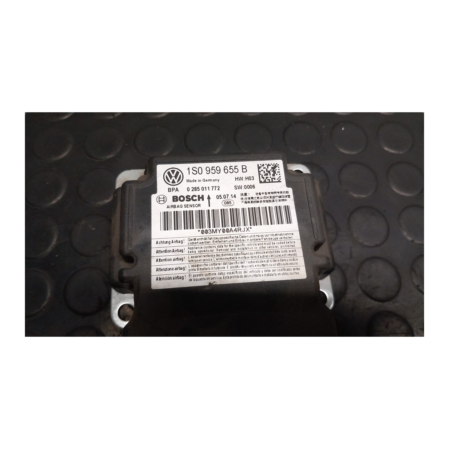 CENTRALINA COMANDO AIRBAG 041 SEAT MII (KF1) (03/12-01/20) CHY 1S0959655B01Z