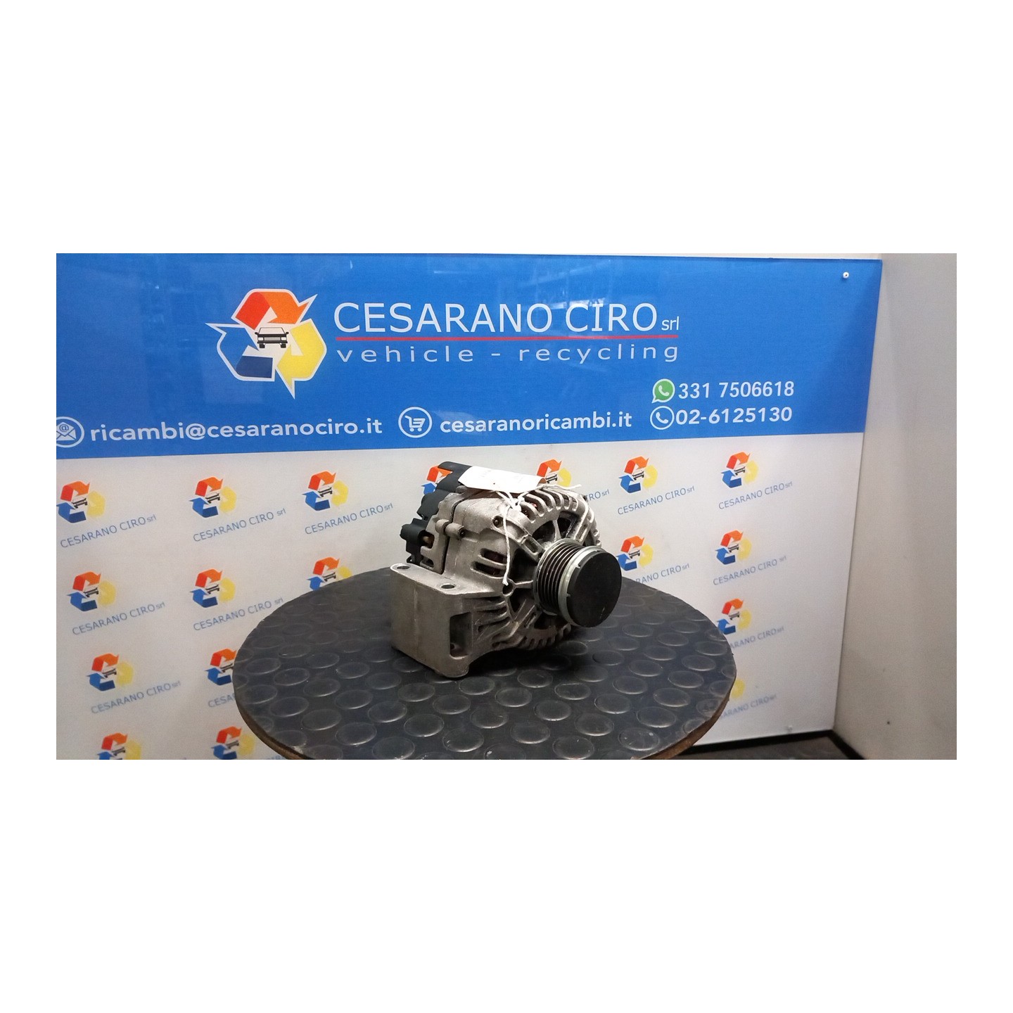 ALTERNATORE 120AMP C/A/C 102 FIAT GRANDE PUNTO (3X) (07/09-01/14 199A9000 51854103